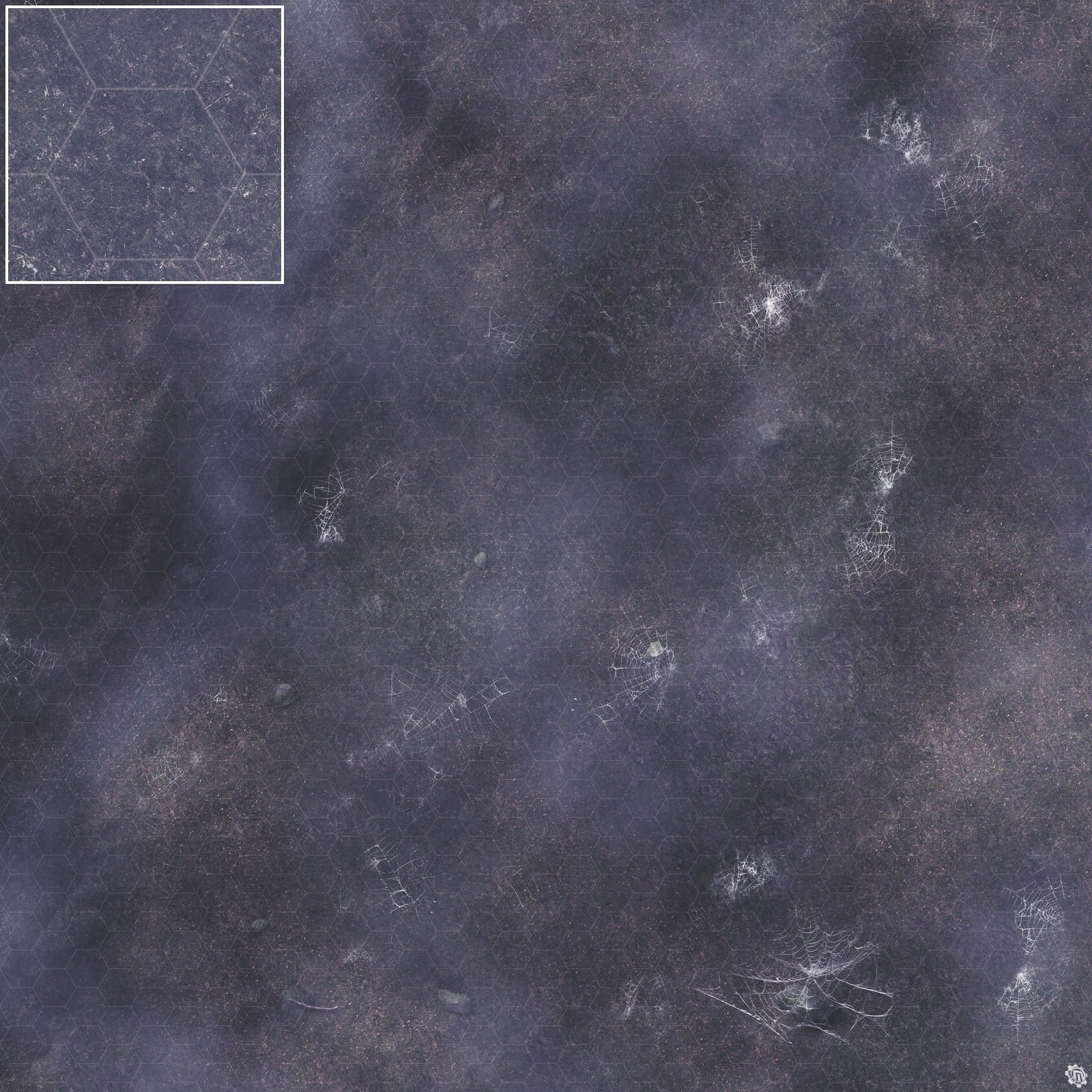 Mats by Mars: Moonlight Cobwebs Tabletop Wargaming Play Mat