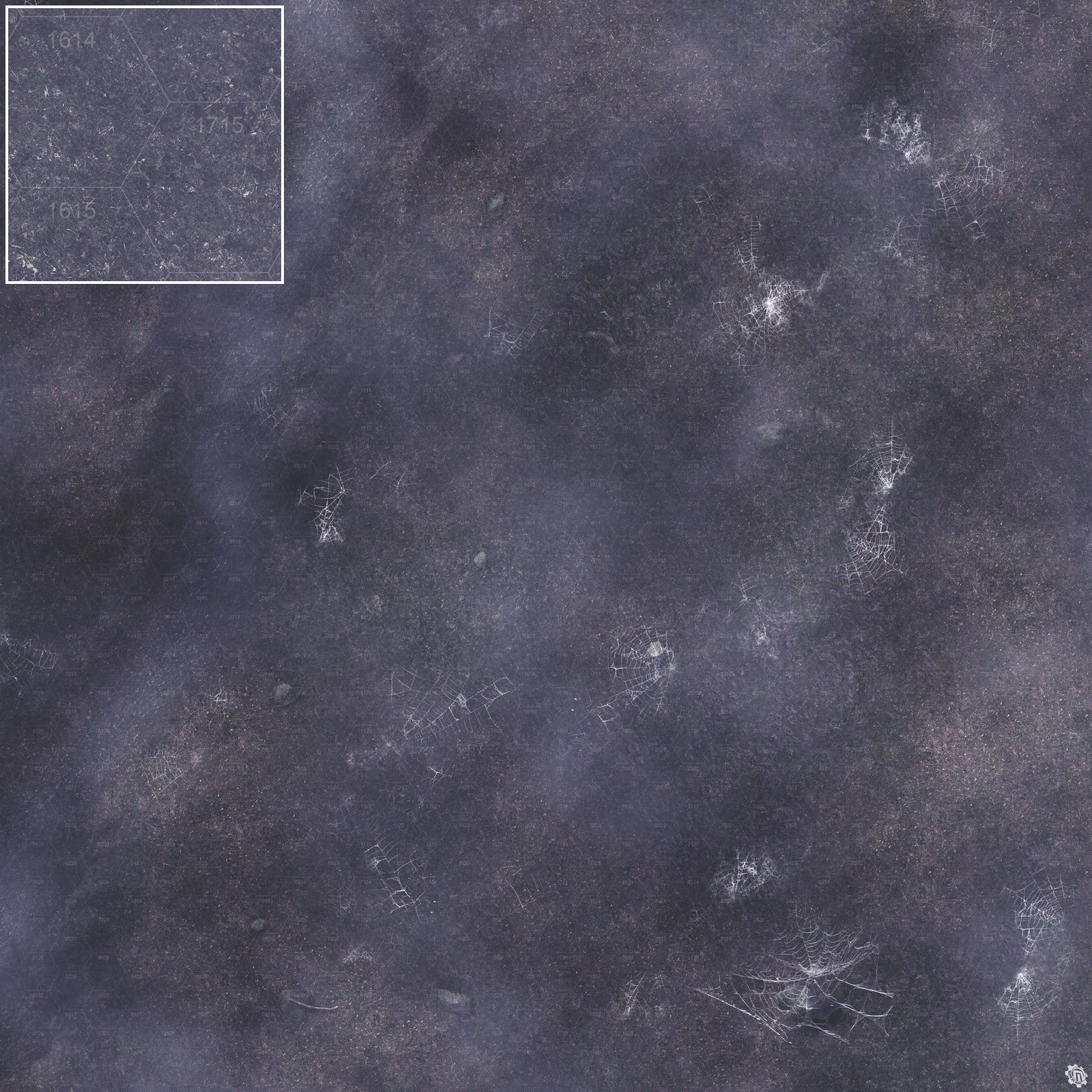 Mats by Mars: Moonlight Cobwebs Tabletop Wargaming Play Mat