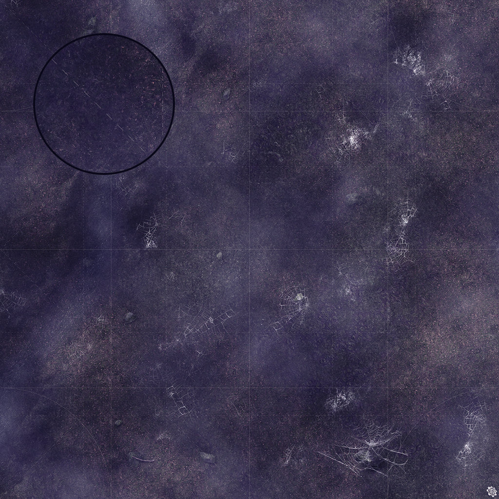 Mats by Mars: Moonlight Cobwebs Tabletop Wargaming Play Mat