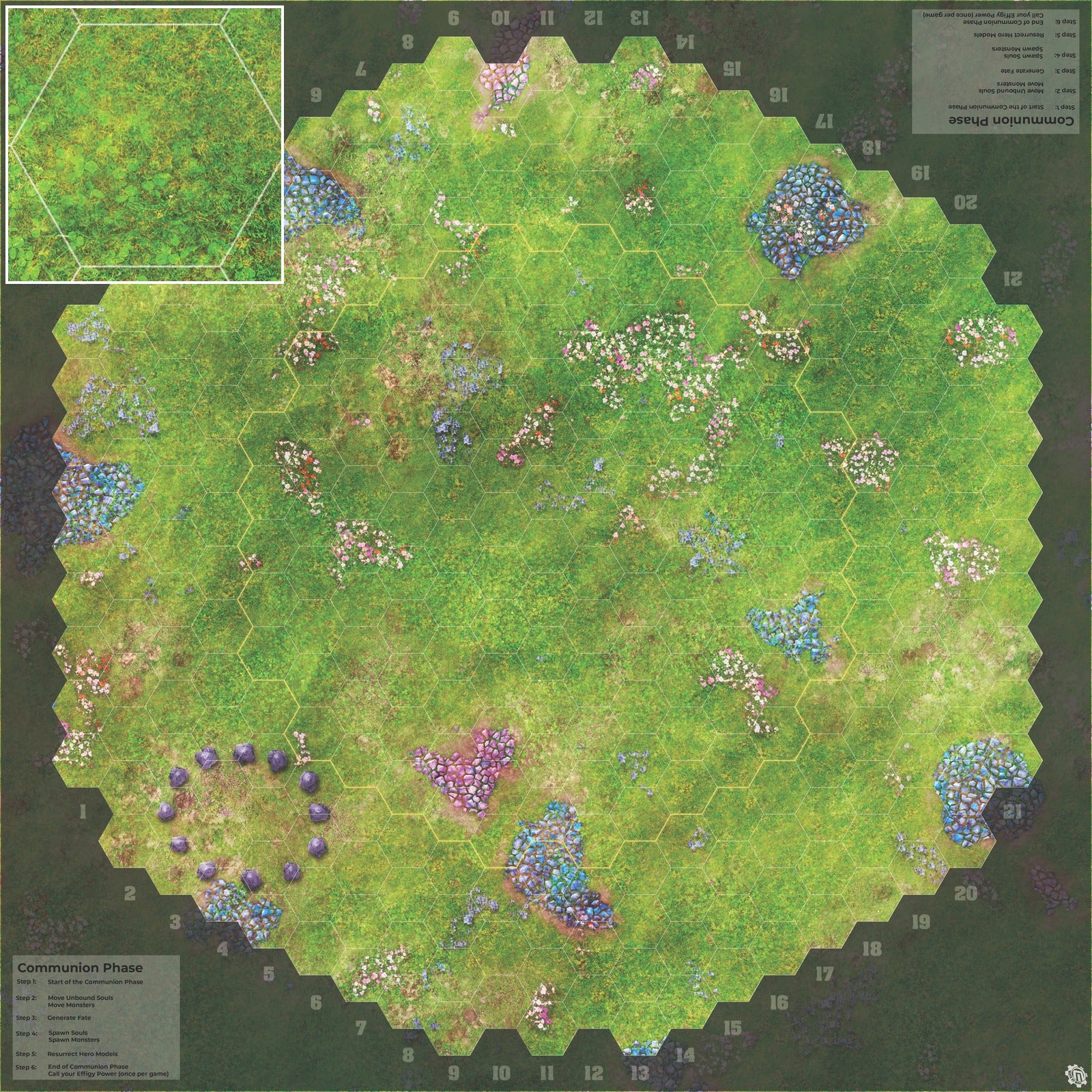 Mats by Mars: Faewild Fields Tabletop Wargaming Play Mat