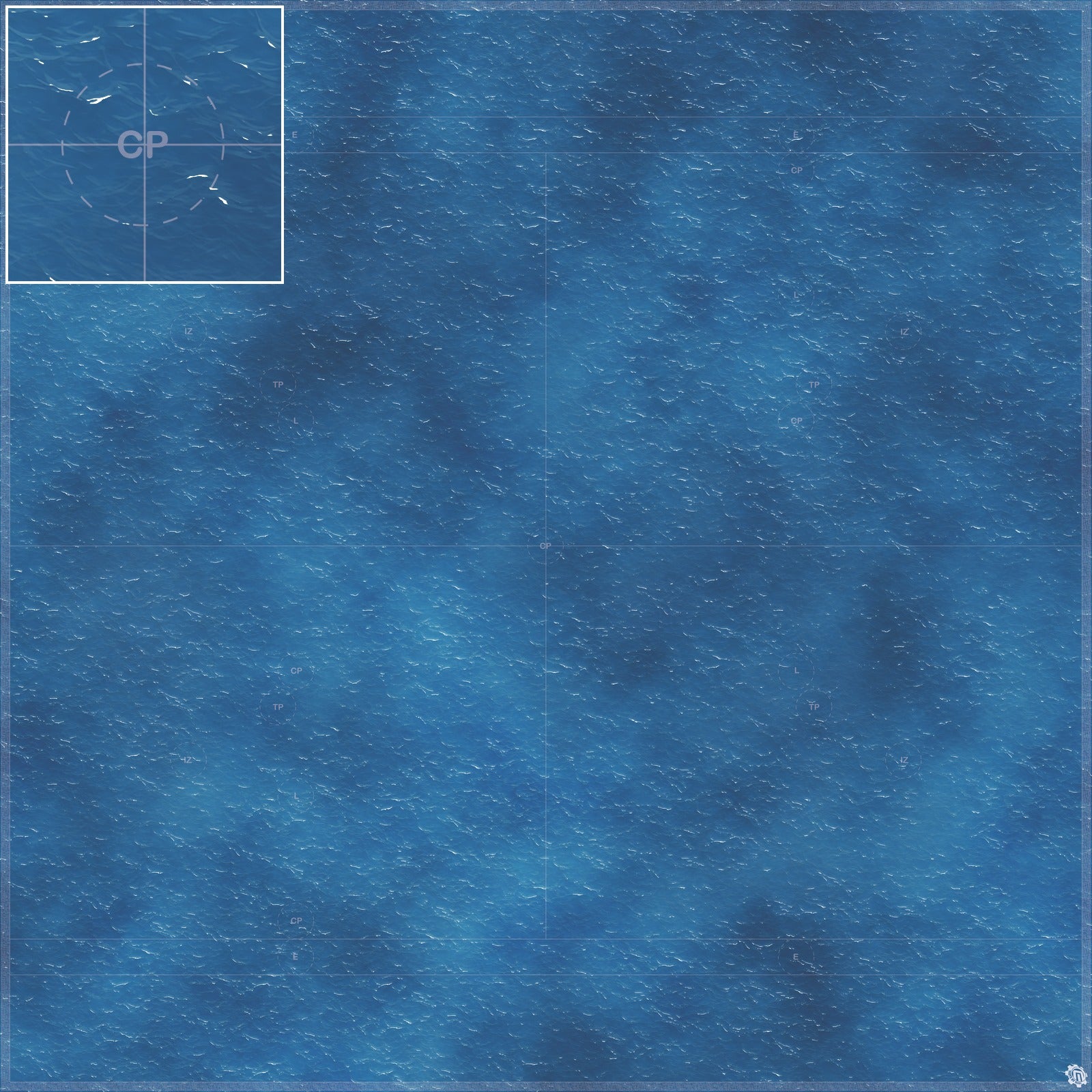 Mats by Mars: Fathomless Depths Tabletop Wargaming Play Mat