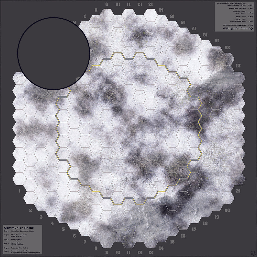 Mats by Mars: Frozen Wasteland Tabletop Wargaming Play Mat