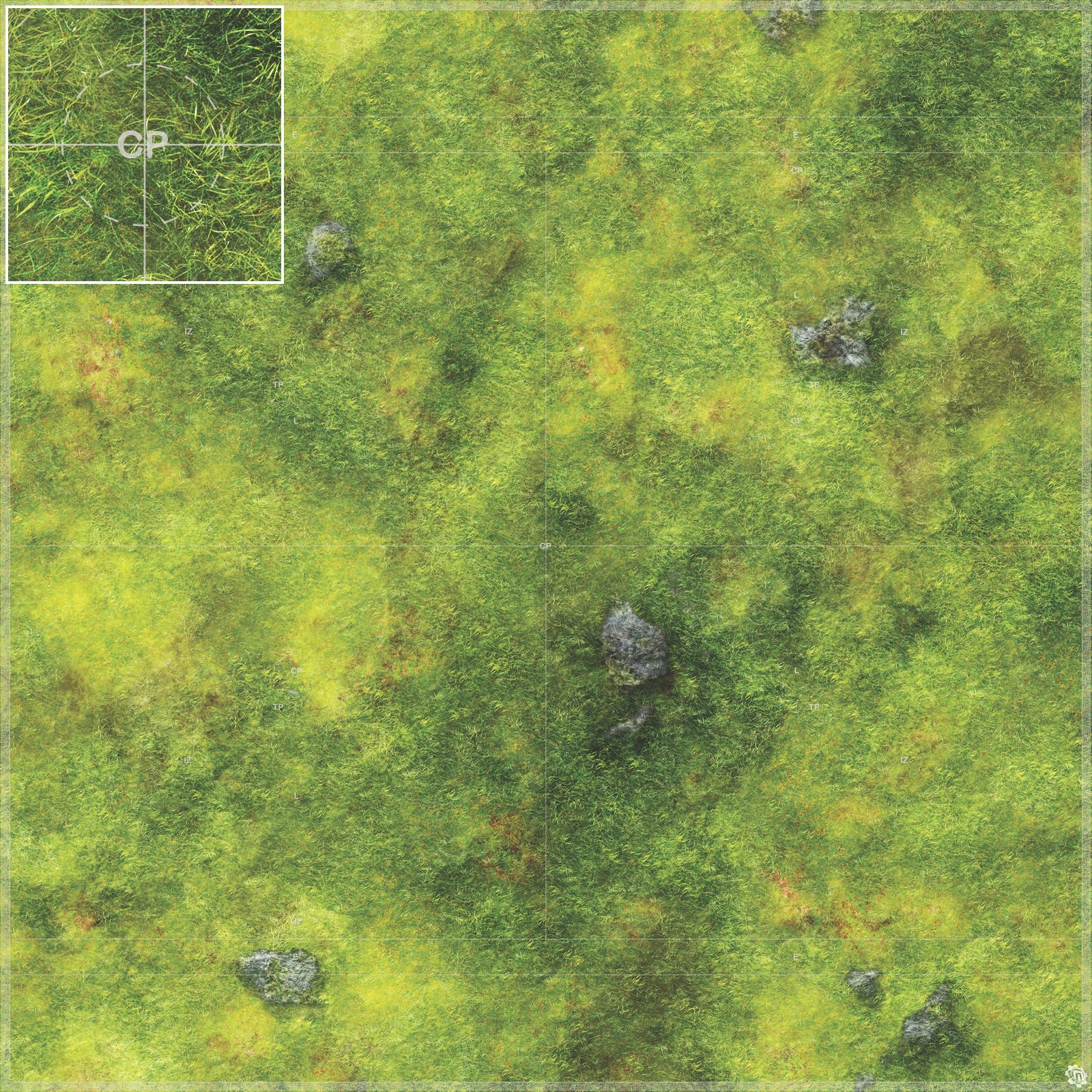Mats by Mars: Stonehollow Hills Tabletop Wargaming Play Mat