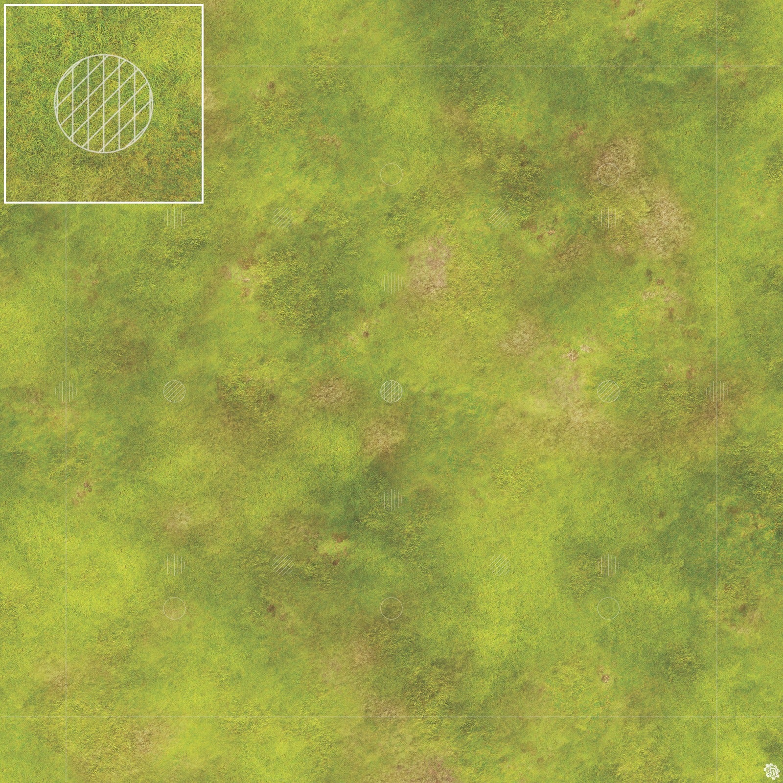 Mats by Mars: Peaceful Prairie Tabletop Wargaming Play Mat