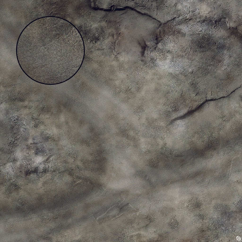 Mats by Mars: Ashen Wastes Tabletop Wargaming Play Mat