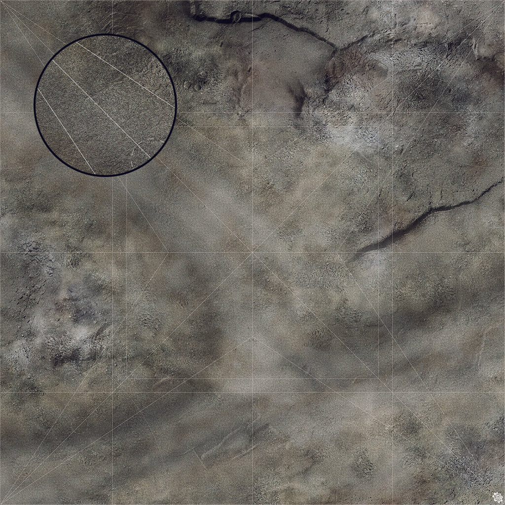 Mats by Mars: Ashen Wastes Tabletop Wargaming Play Mat