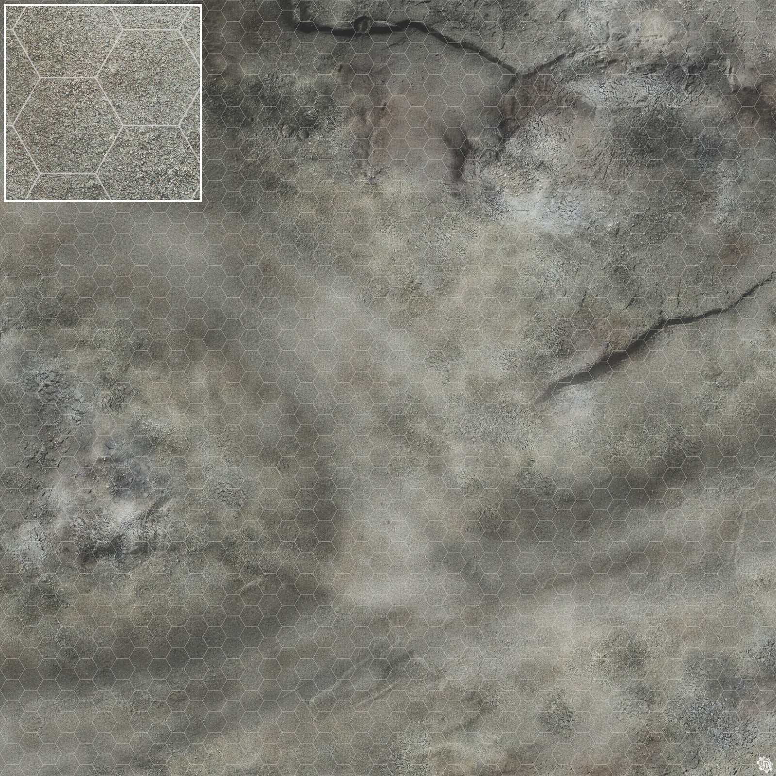 Mats by Mars: Ashen Wastes Tabletop Wargaming Play Mat