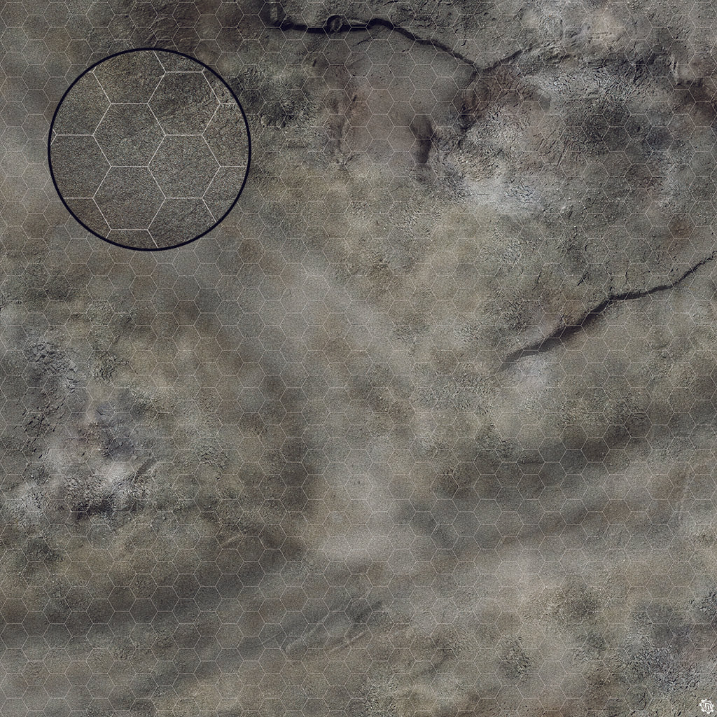 Mats by Mars: Ashen Wastes Tabletop Wargaming Play Mat