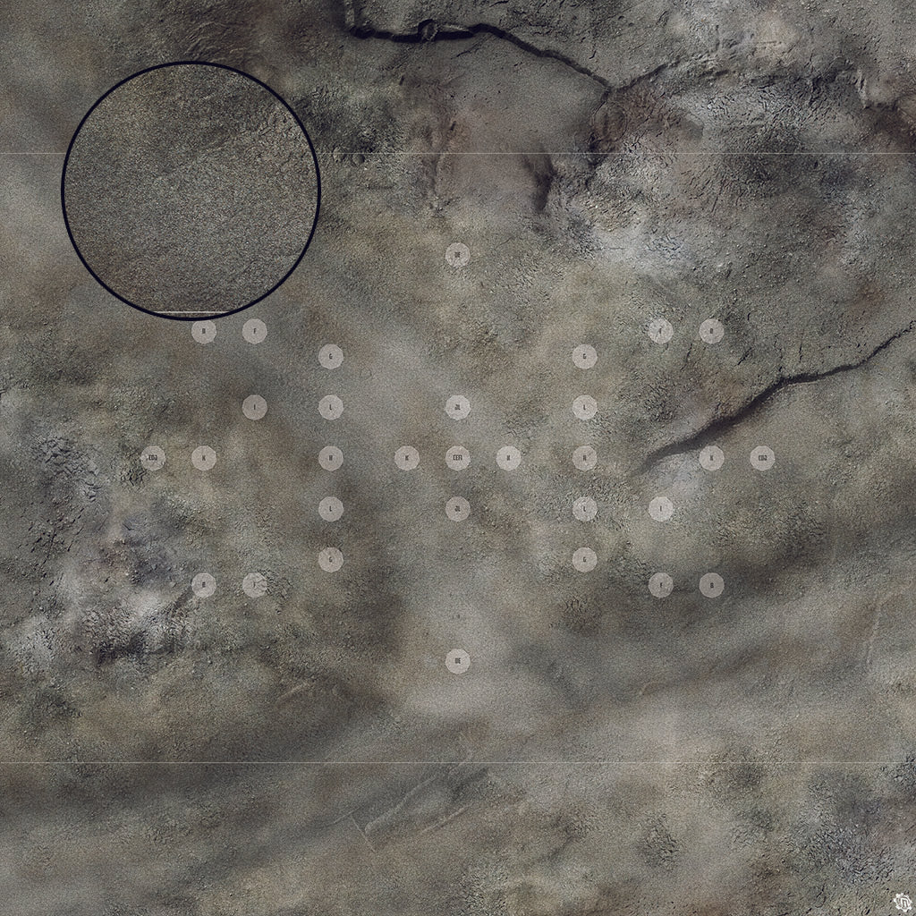 Mats by Mars: Ashen Wastes Tabletop Wargaming Play Mat