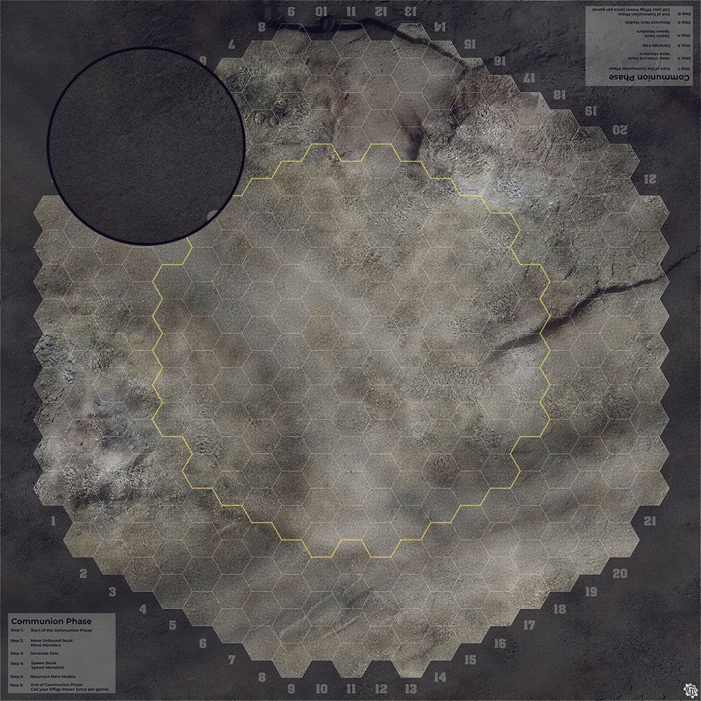 Mats by Mars: Ashen Wastes Tabletop Wargaming Play Mat