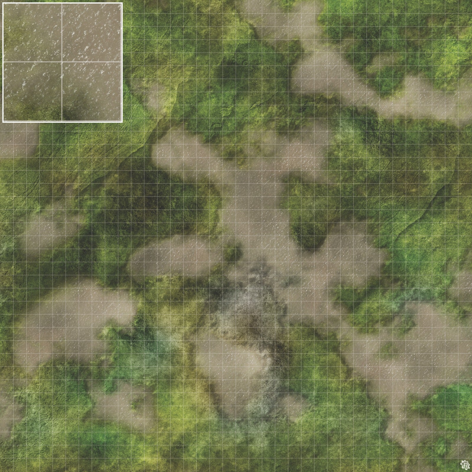 Mats by Mars: Bayou Country Tabletop Wargaming Play Mat