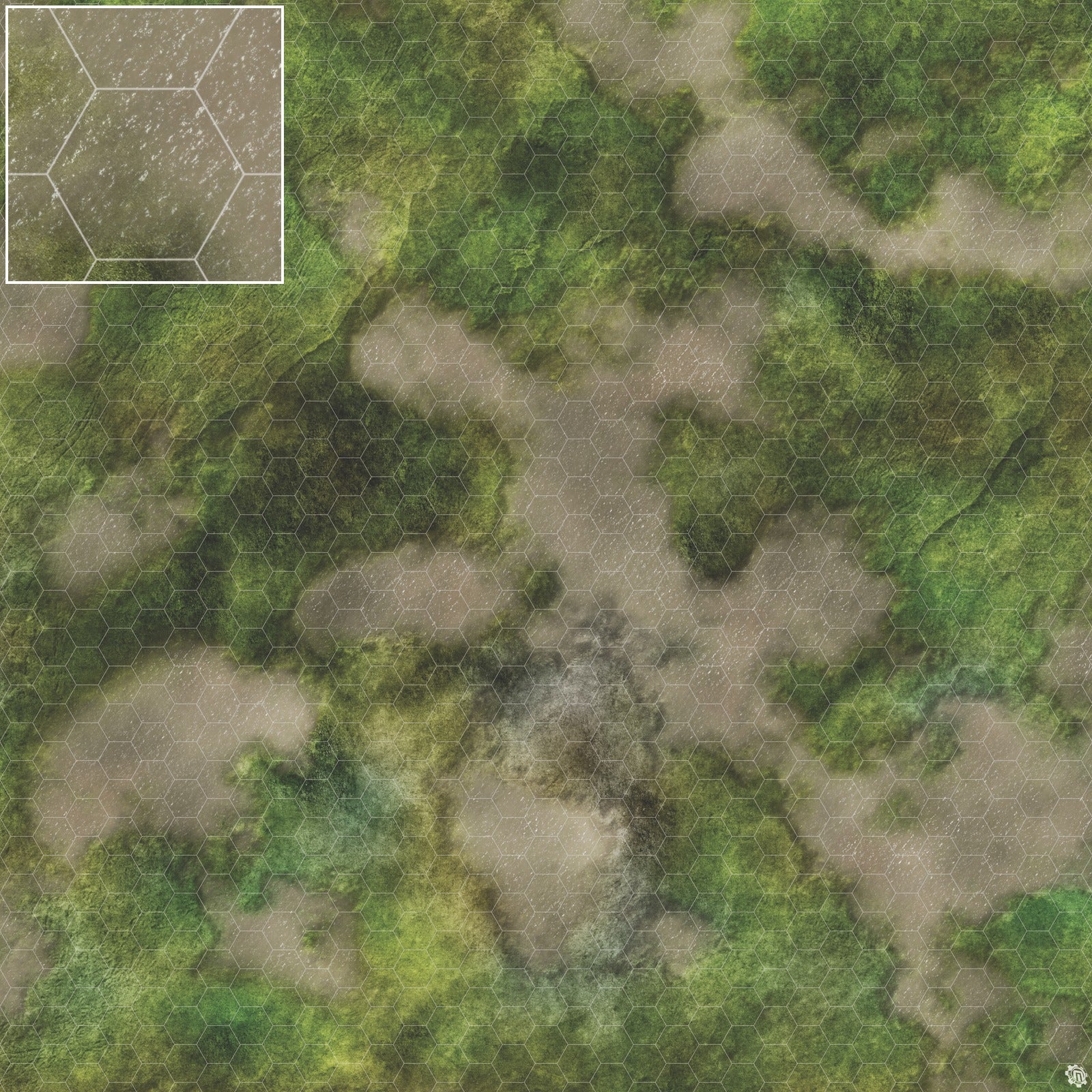 Mats by Mars: Bayou Country Tabletop Wargaming Play Mat
