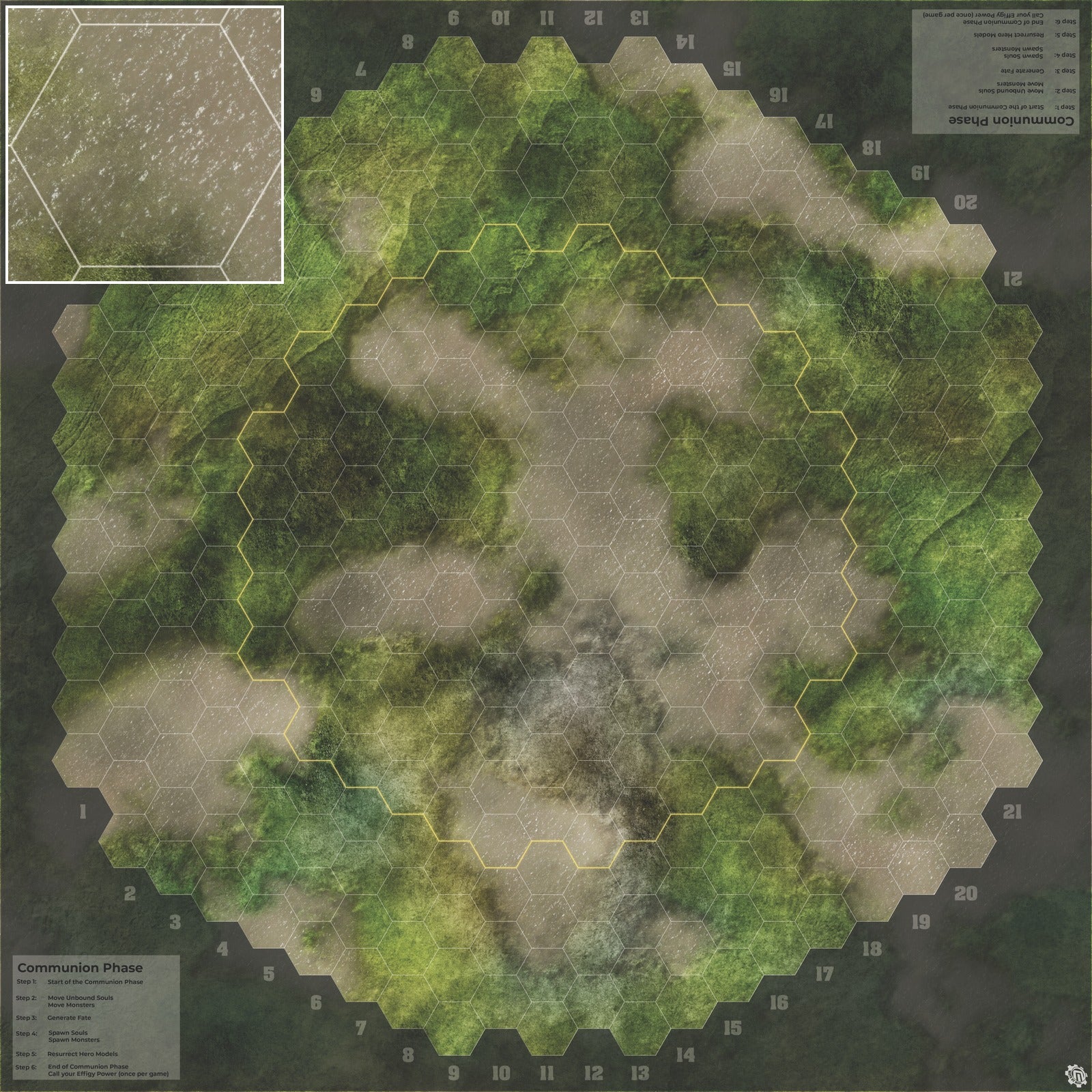 Mats by Mars: Bayou Country Tabletop Wargaming Play Mat