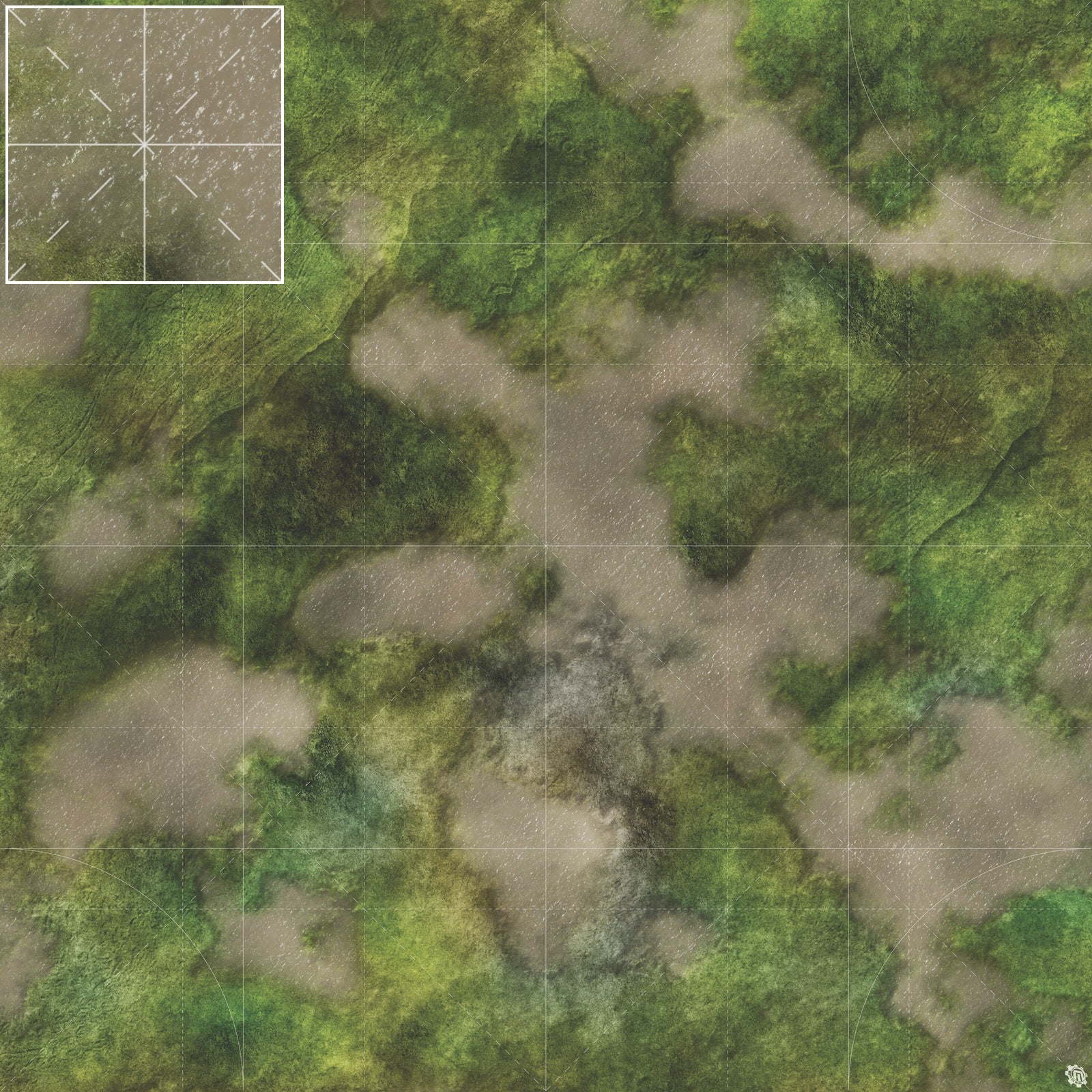 Mats by Mars: Bayou Country Tabletop Wargaming Play Mat