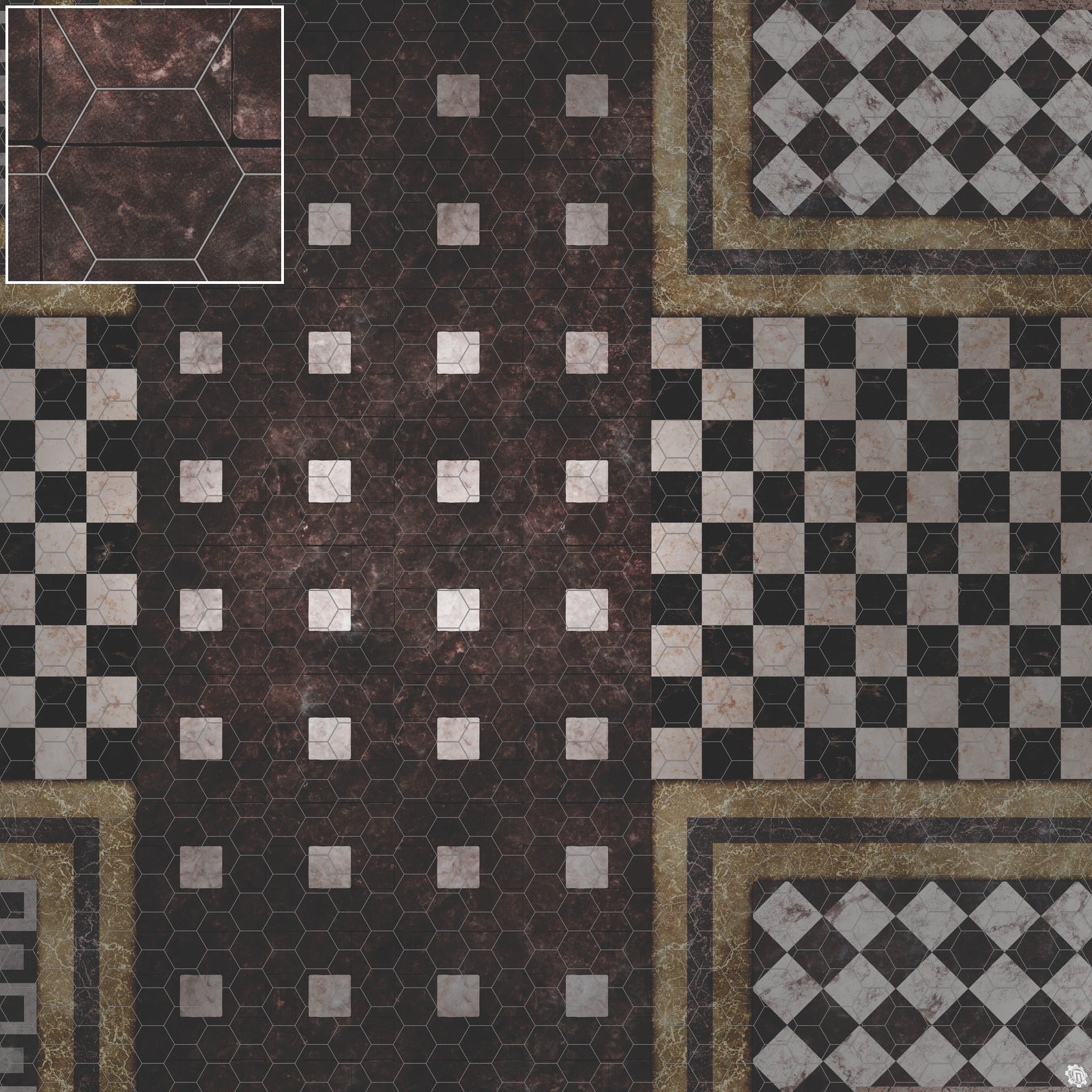 Mats by Mars: Manor Hall Tabletop Wargaming Play Mat