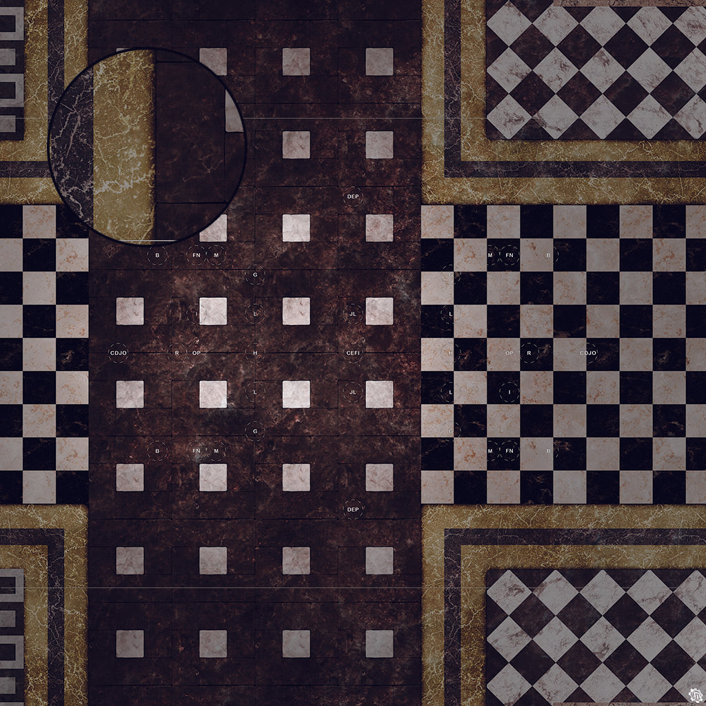 Mats by Mars: Manor Hall Tabletop Wargaming Play Mat