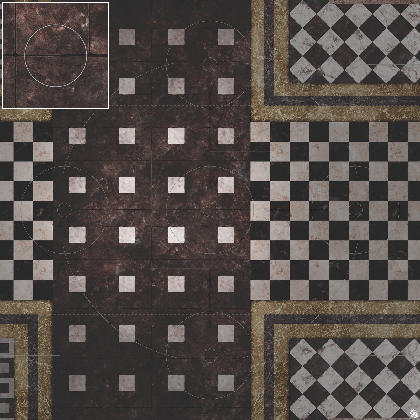 Mats by Mars: Manor Hall Tabletop Wargaming Play Mat