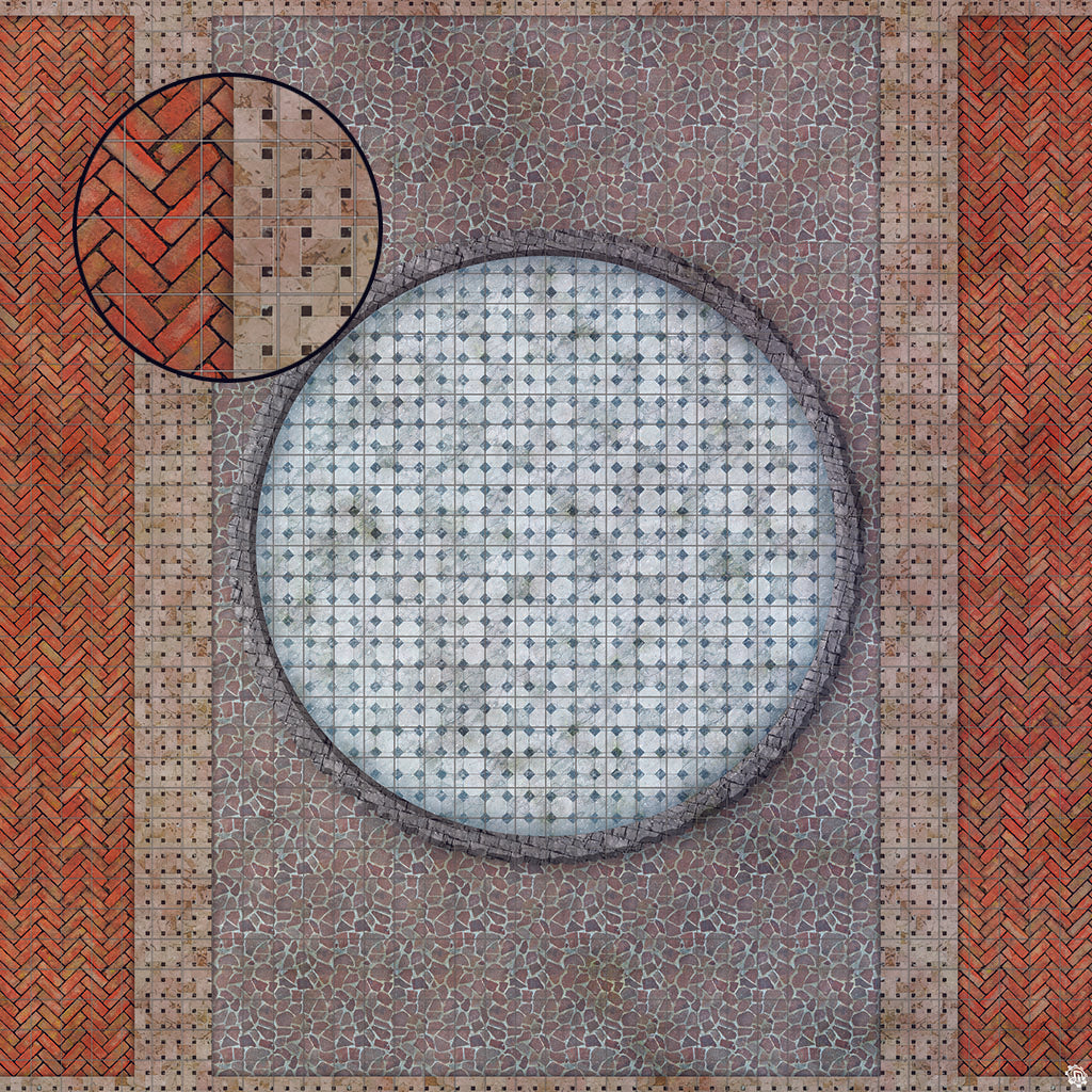 Mats by Mars: Piazza Tabletop Wargaming Play Mat