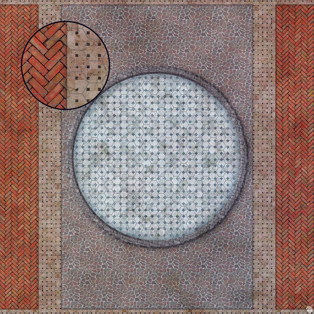 Mats by Mars: Piazza Tabletop Wargaming Play Mat
