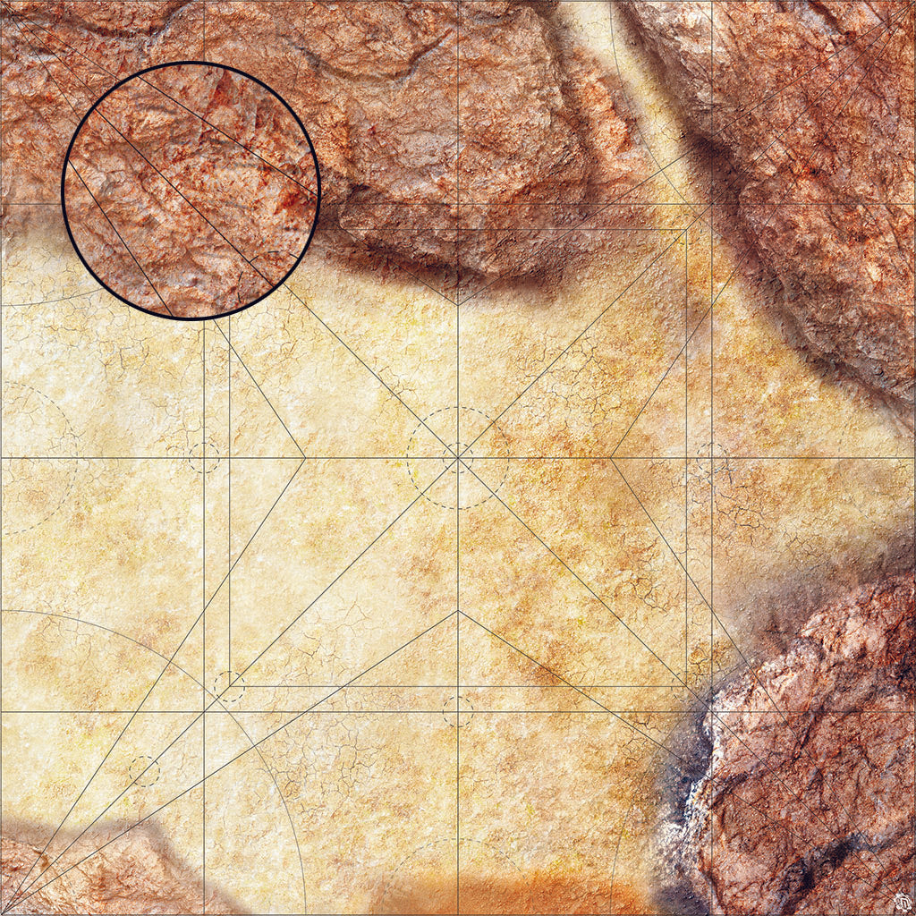 Mats by Mars: Desert Canyon Tabletop Wargaming Play Mat