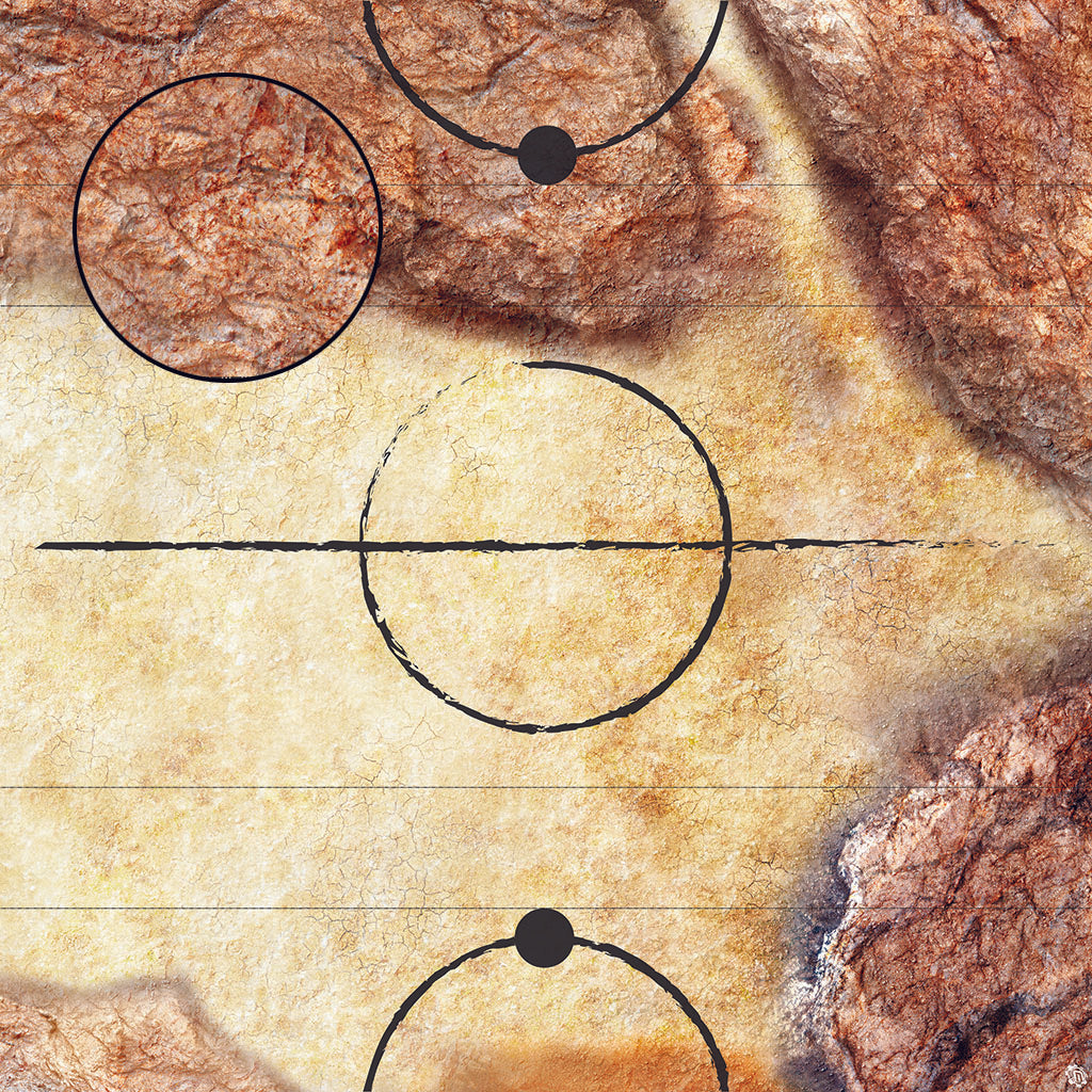 Mats by Mars: Desert Canyon Tabletop Wargaming Play Mat