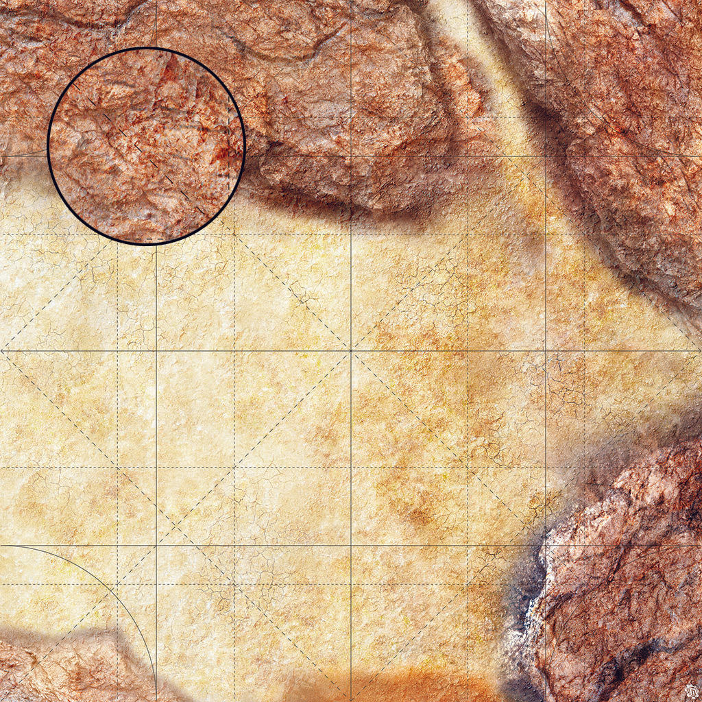 Mats by Mars: Desert Canyon Tabletop Wargaming Play Mat