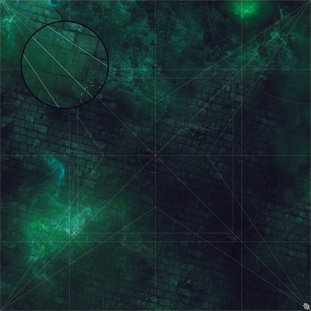 Mats by Mars: Noxious Sewer Tabletop Wargaming Play Mat