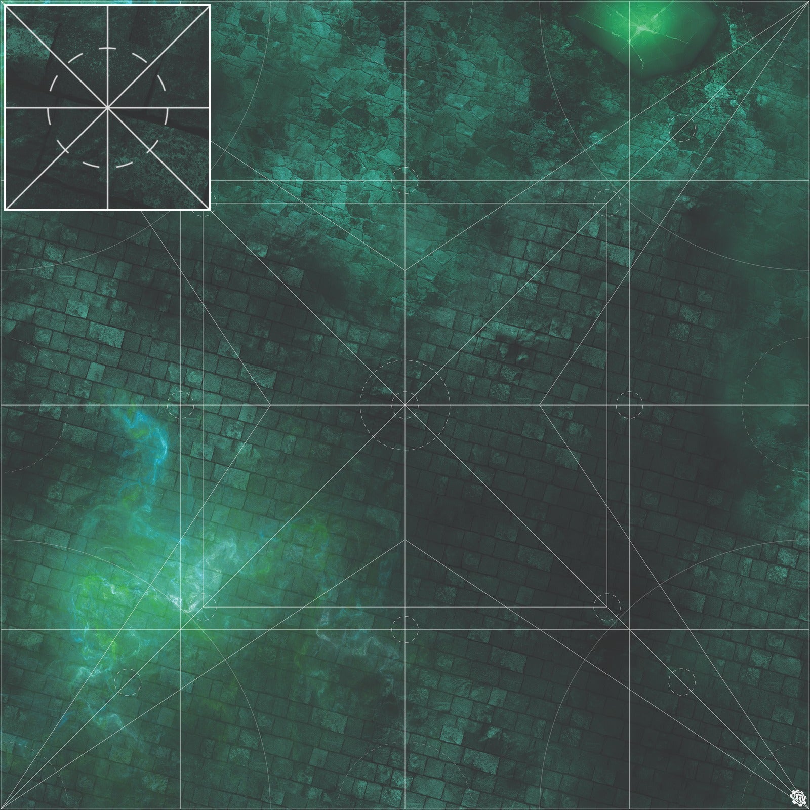 Mats by Mars: Noxious Sewer Tabletop Wargaming Play Mat