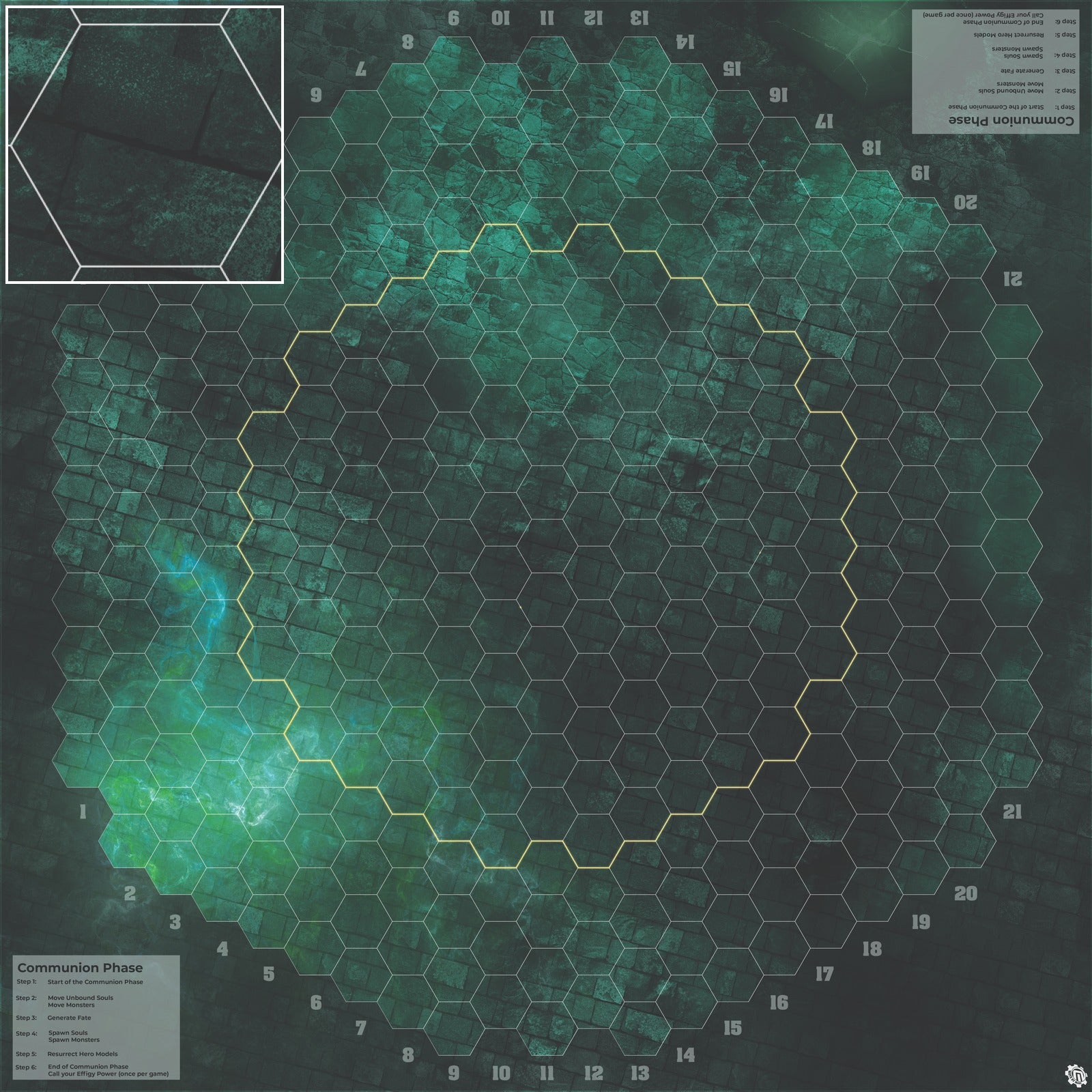 Mats by Mars: Noxious Sewer Tabletop Wargaming Play Mat
