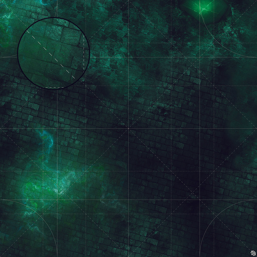 Mats by Mars: Noxious Sewer Tabletop Wargaming Play Mat