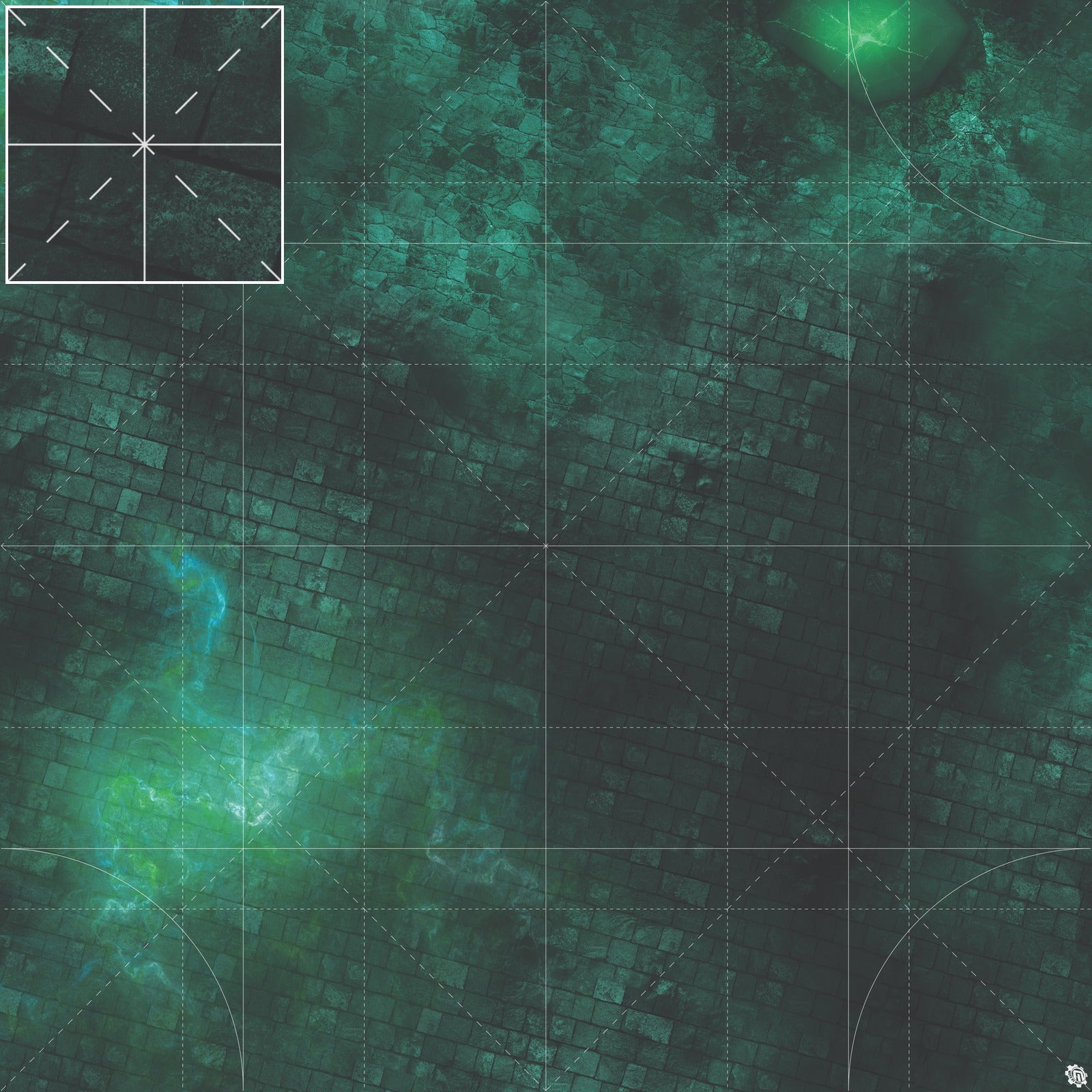 Mats by Mars: Noxious Sewer Tabletop Wargaming Play Mat