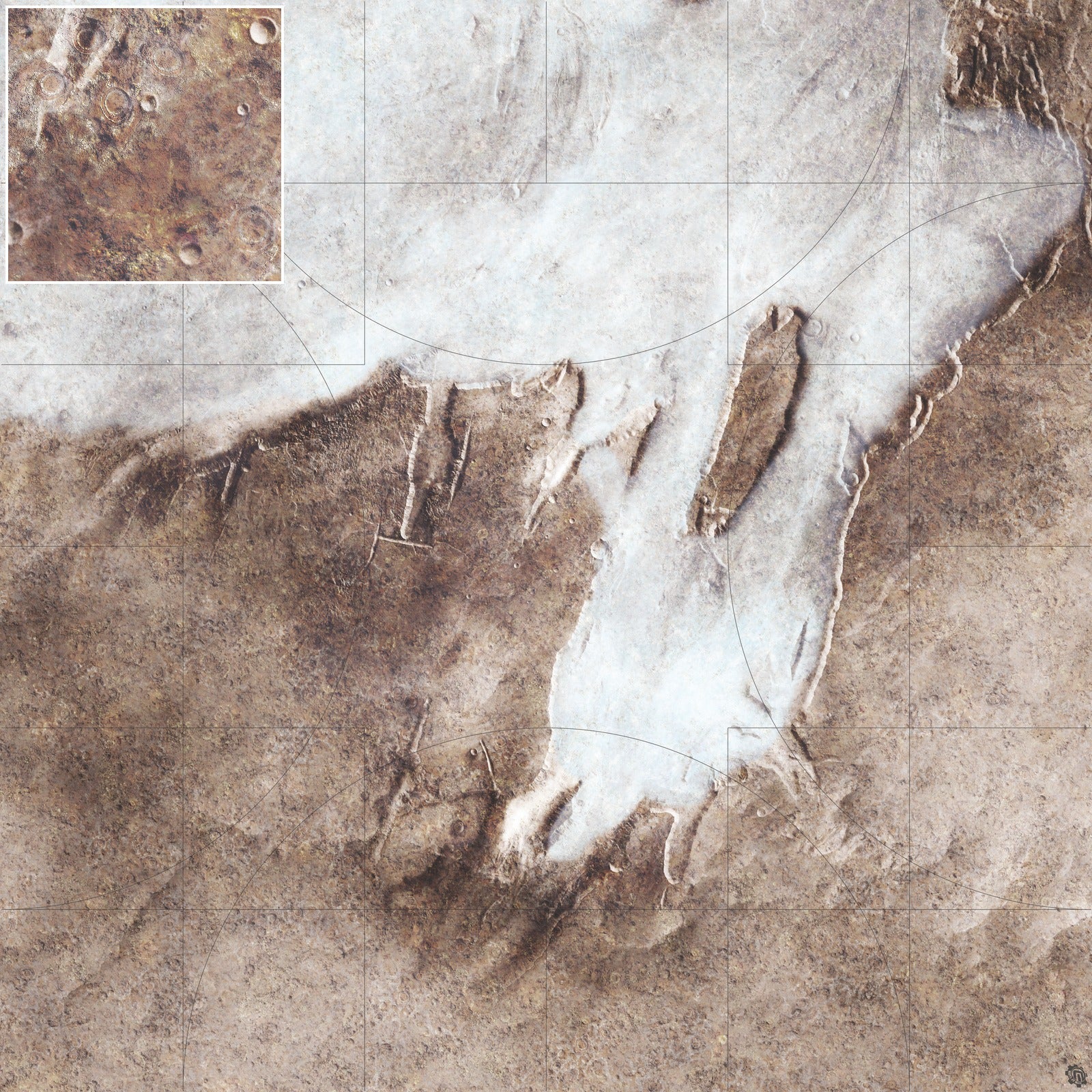 Mats by Mars: Bleached Bone Gulch Tabletop Wargaming Play Mat