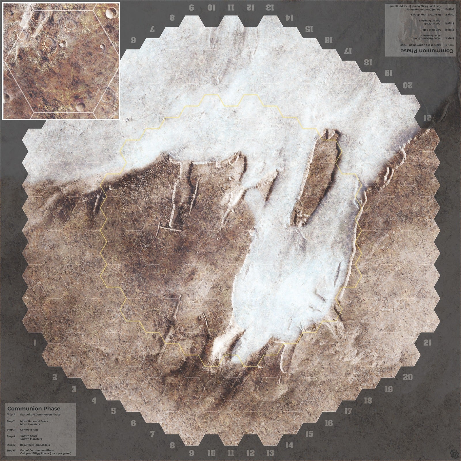 Mats by Mars: Bleached Bone Gulch Tabletop Wargaming Play Mat