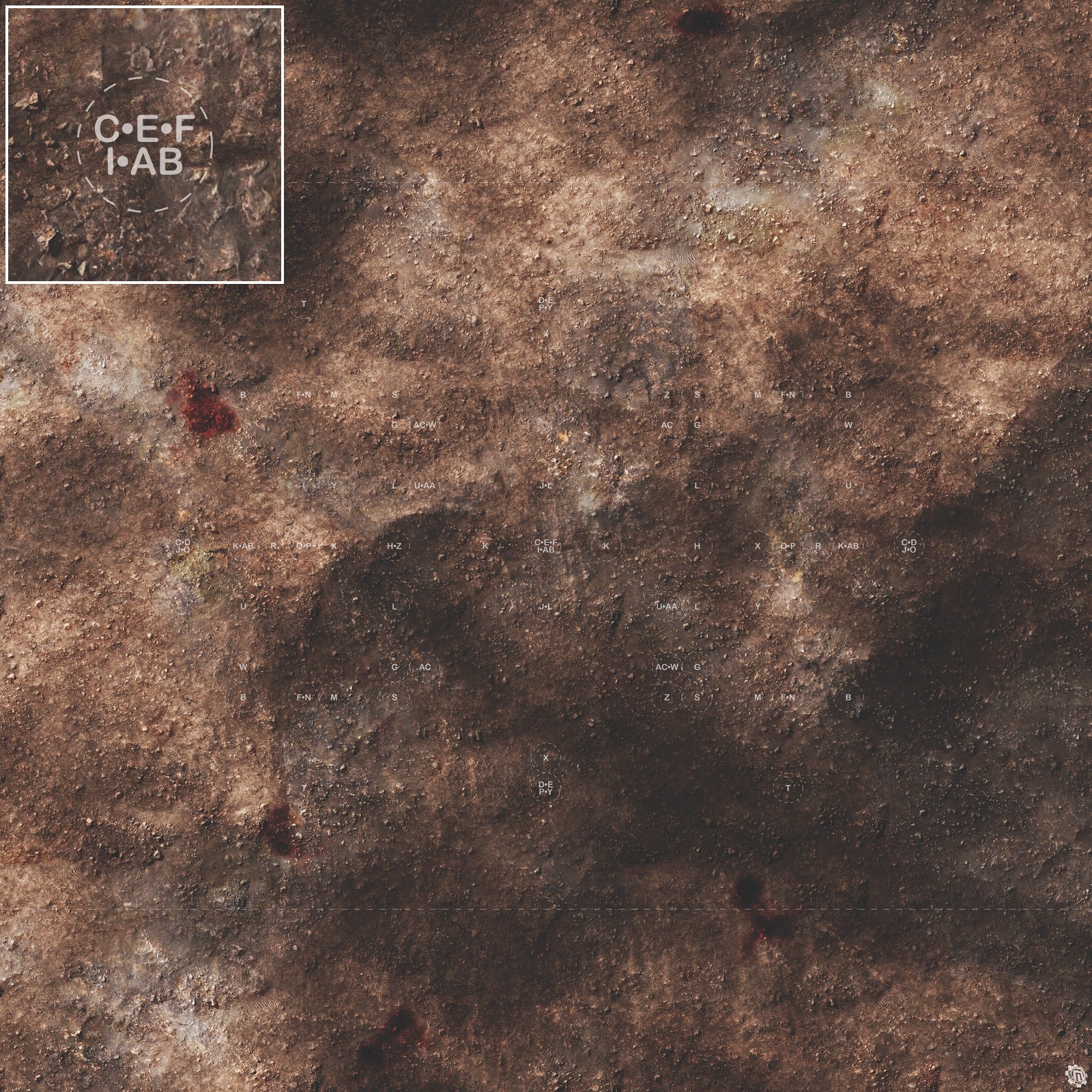 Mats by Mars: Trench Assault Tabletop Wargaming Play Mat
