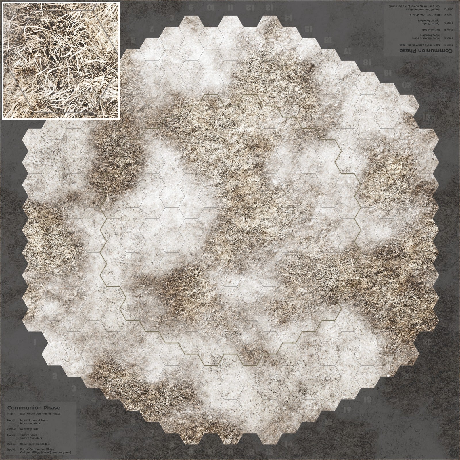 Mats by Mars: Sagebrush Steppes Tabletop Wargaming Play Mat