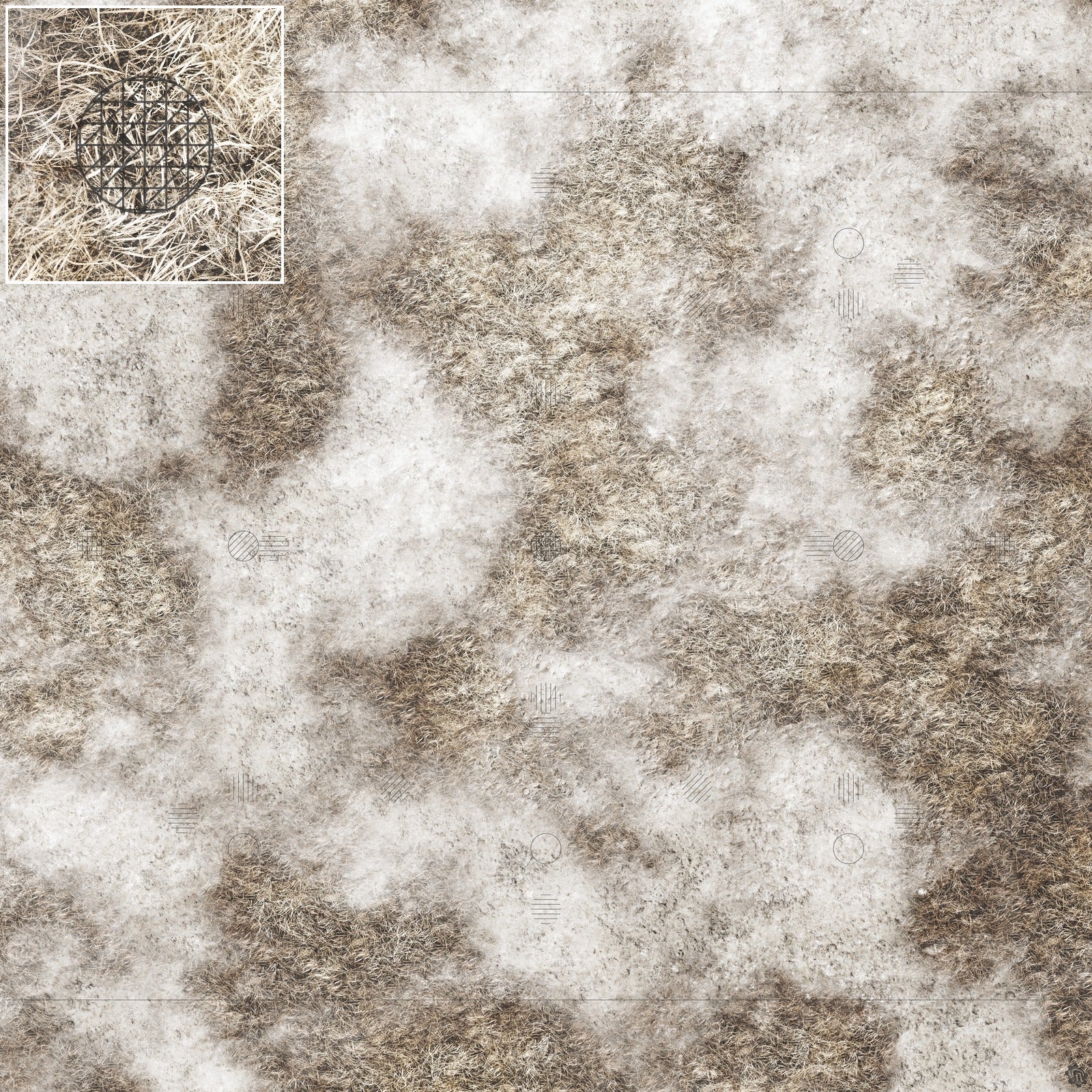 Mats by Mars: Sagebrush Steppes Tabletop Wargaming Play Mat