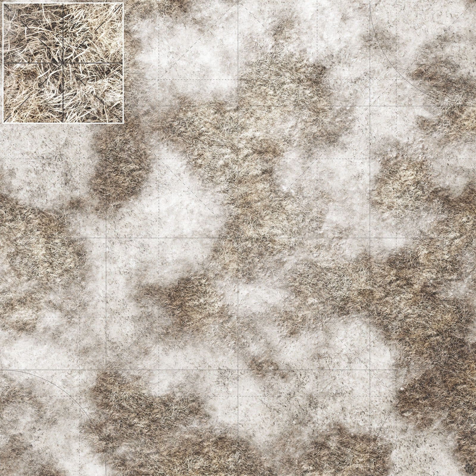 Mats by Mars: Sagebrush Steppes Tabletop Wargaming Play Mat