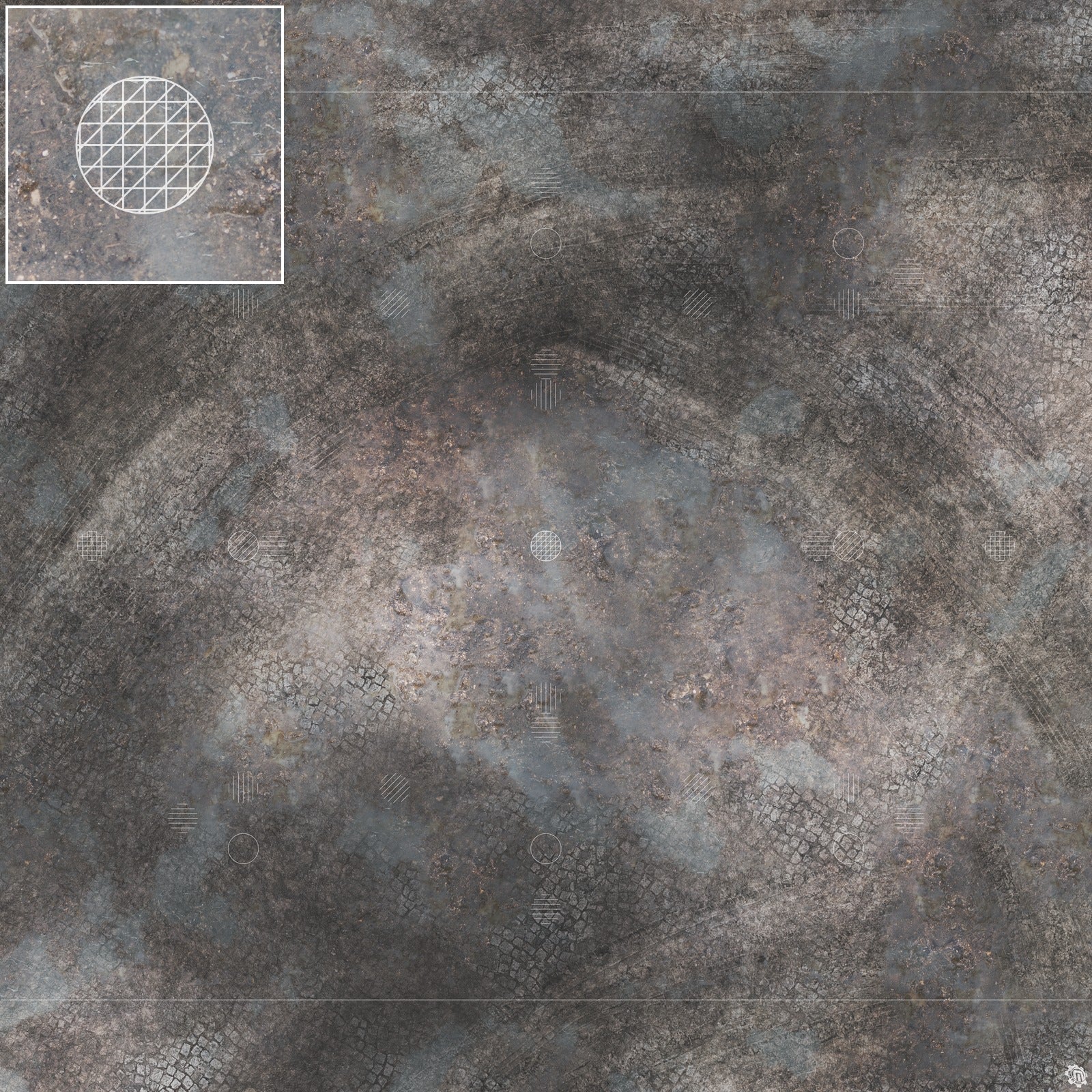 Mats by Mars: Medieval Market Wargaming Play Mat