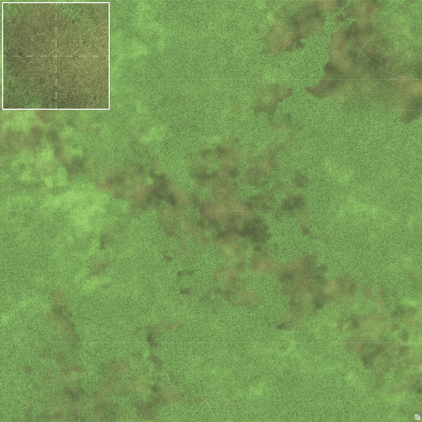 Mats by Mars: Verdant Fields Tabletop Wargaming Play Mat