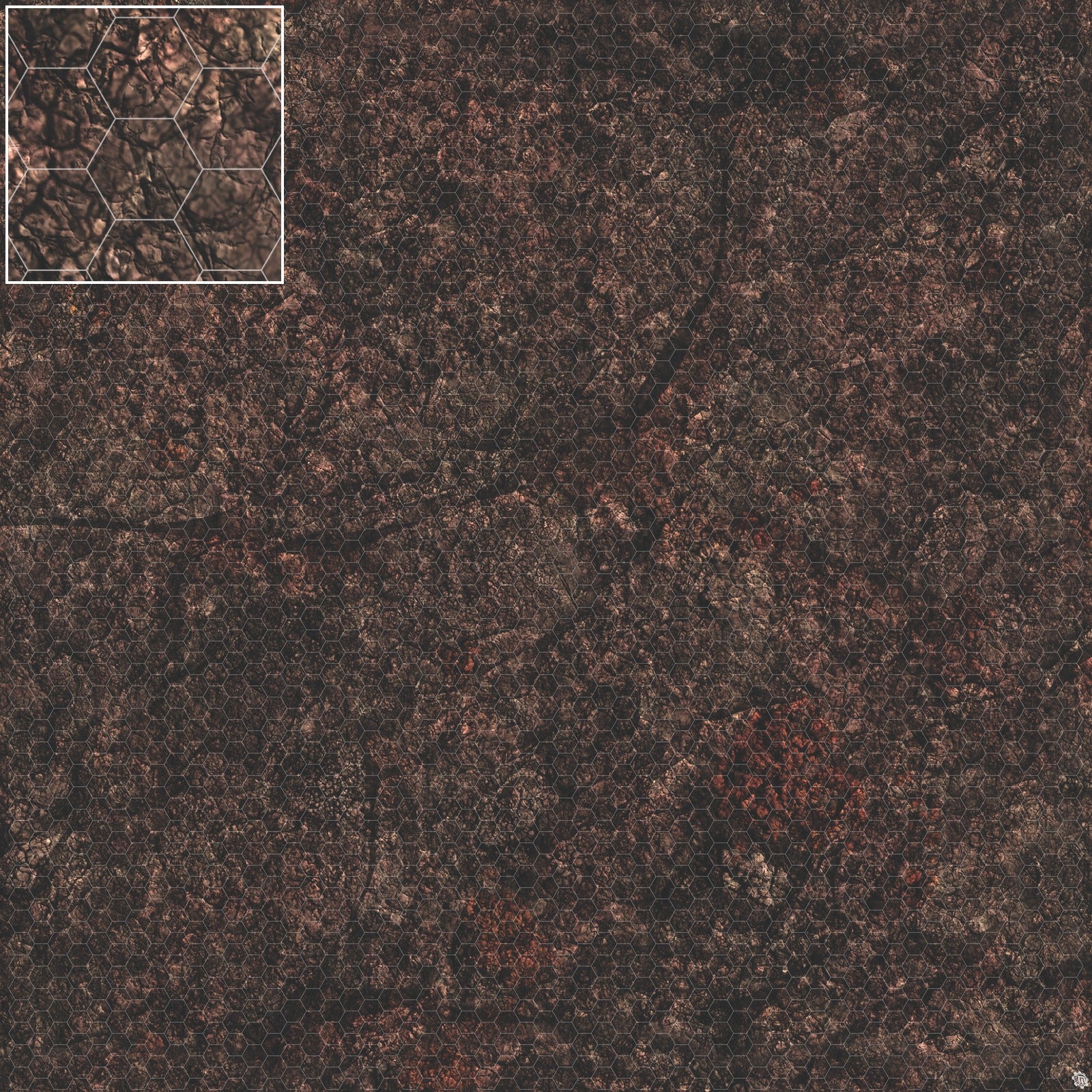 Mats by Mars: Shattered Soil Tabletop Wargaming Play Mat