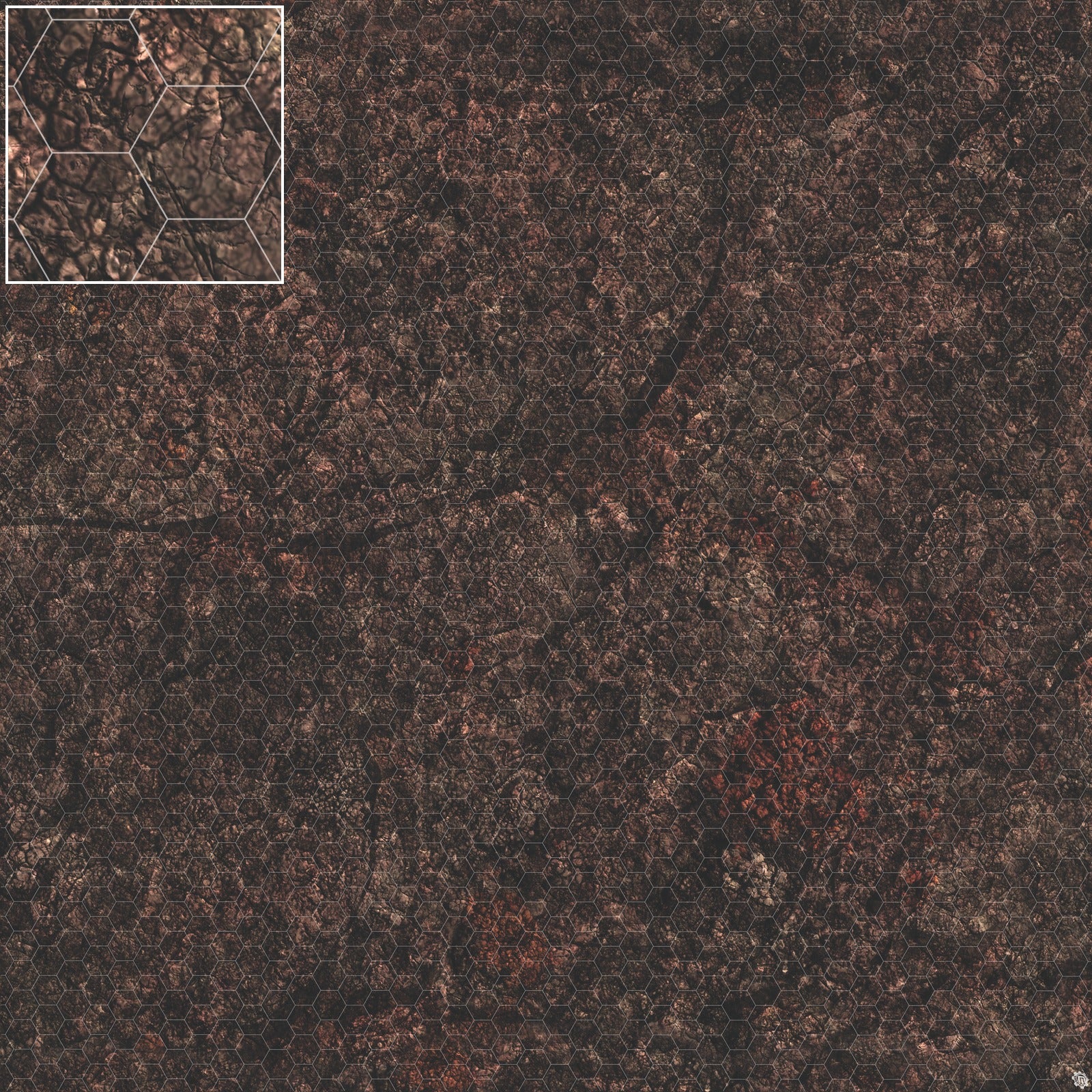 Mats by Mars: Shattered Soil Tabletop Wargaming Play Mat