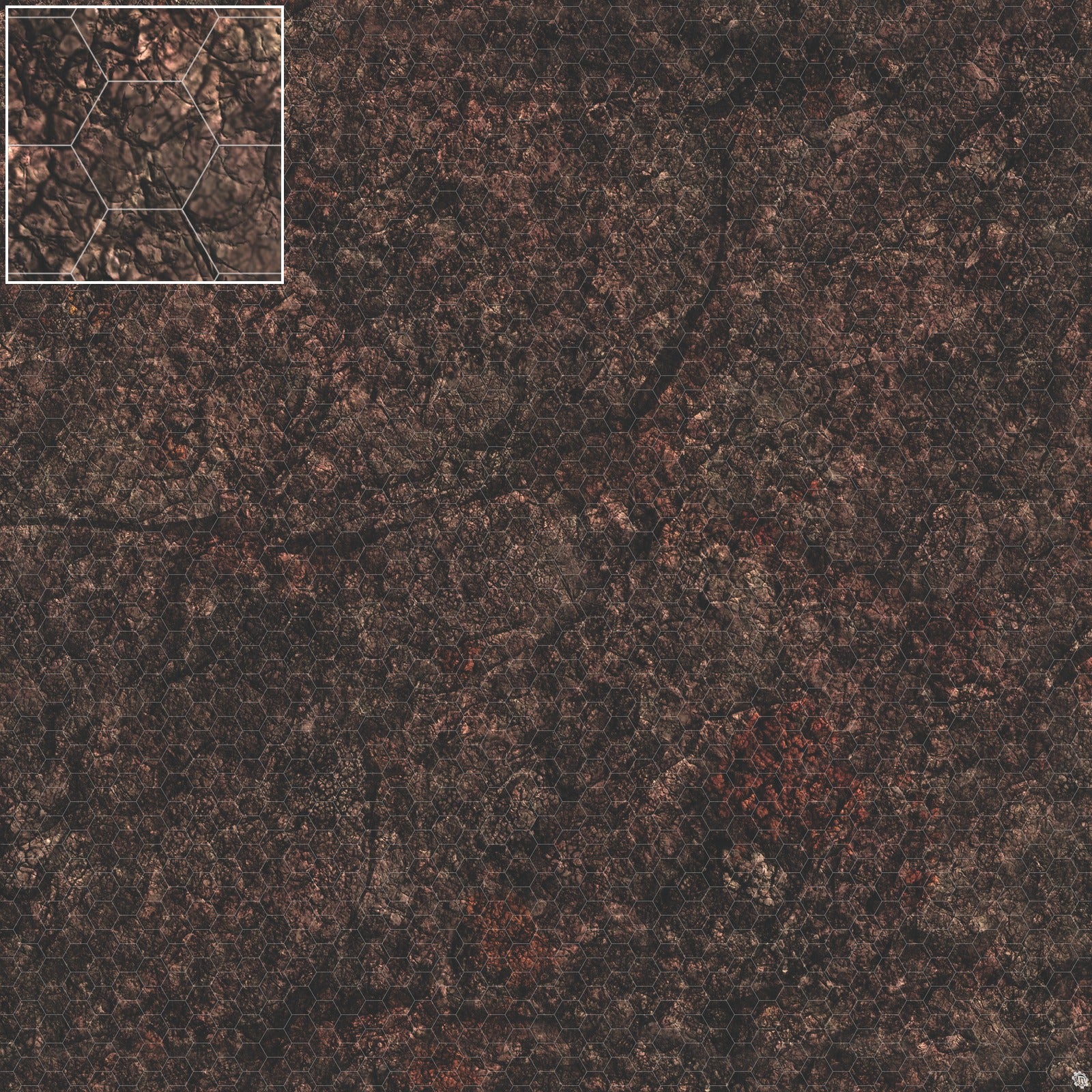 Mats by Mars: Shattered Soil Tabletop Wargaming Play Mat