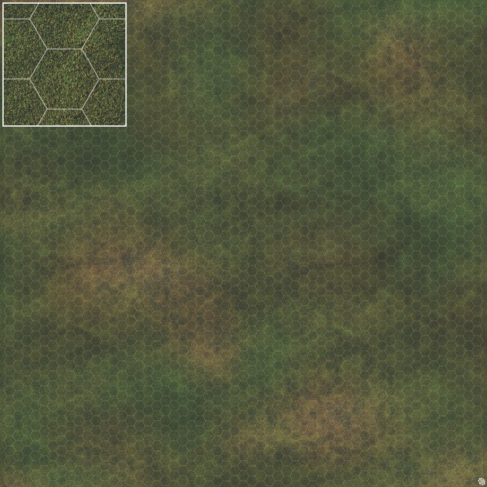 Mats by Mars: Green Meadow Tabletop Wargaming Play Mat