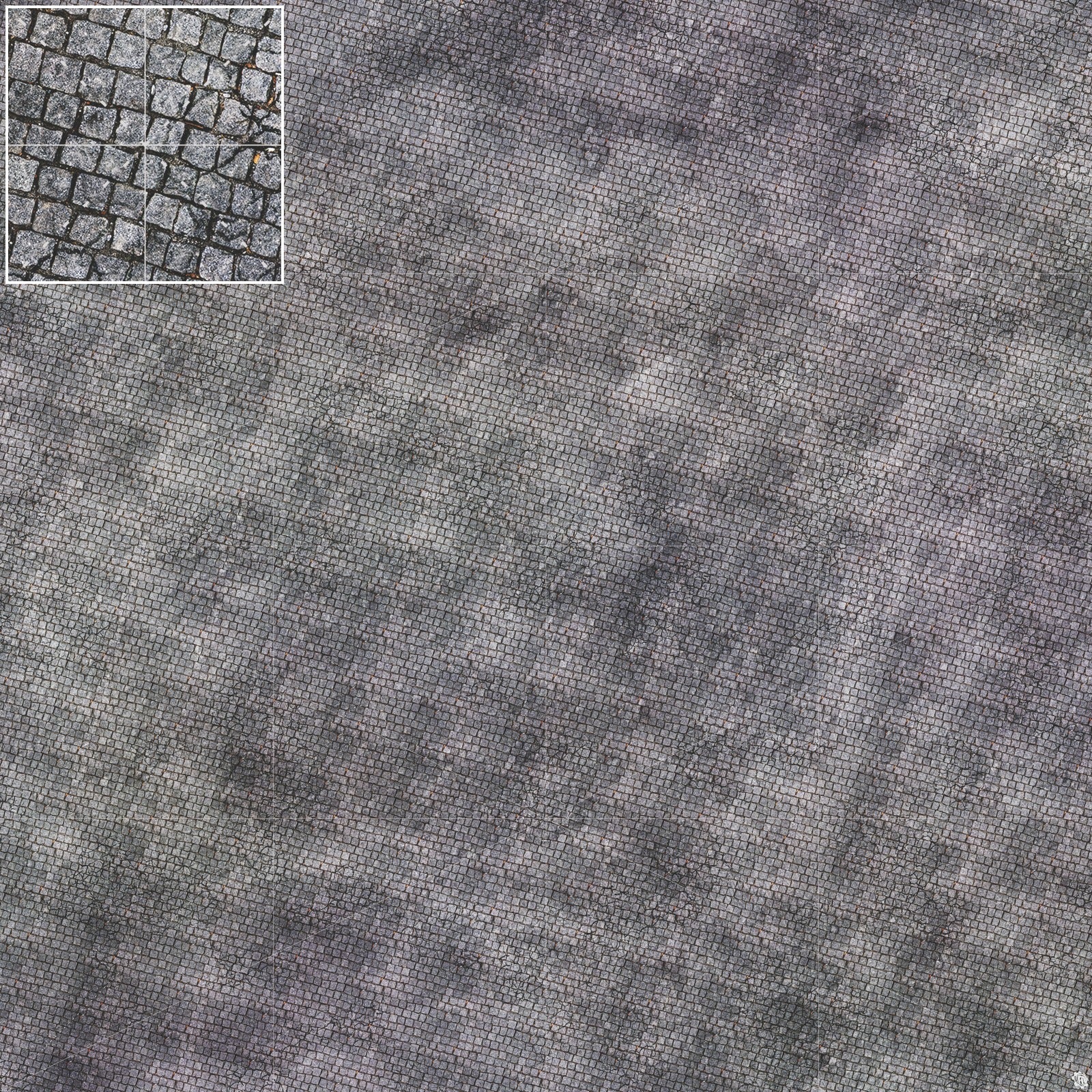 Mats by Mars: Bustling City Tabletop Wargaming Play Mat