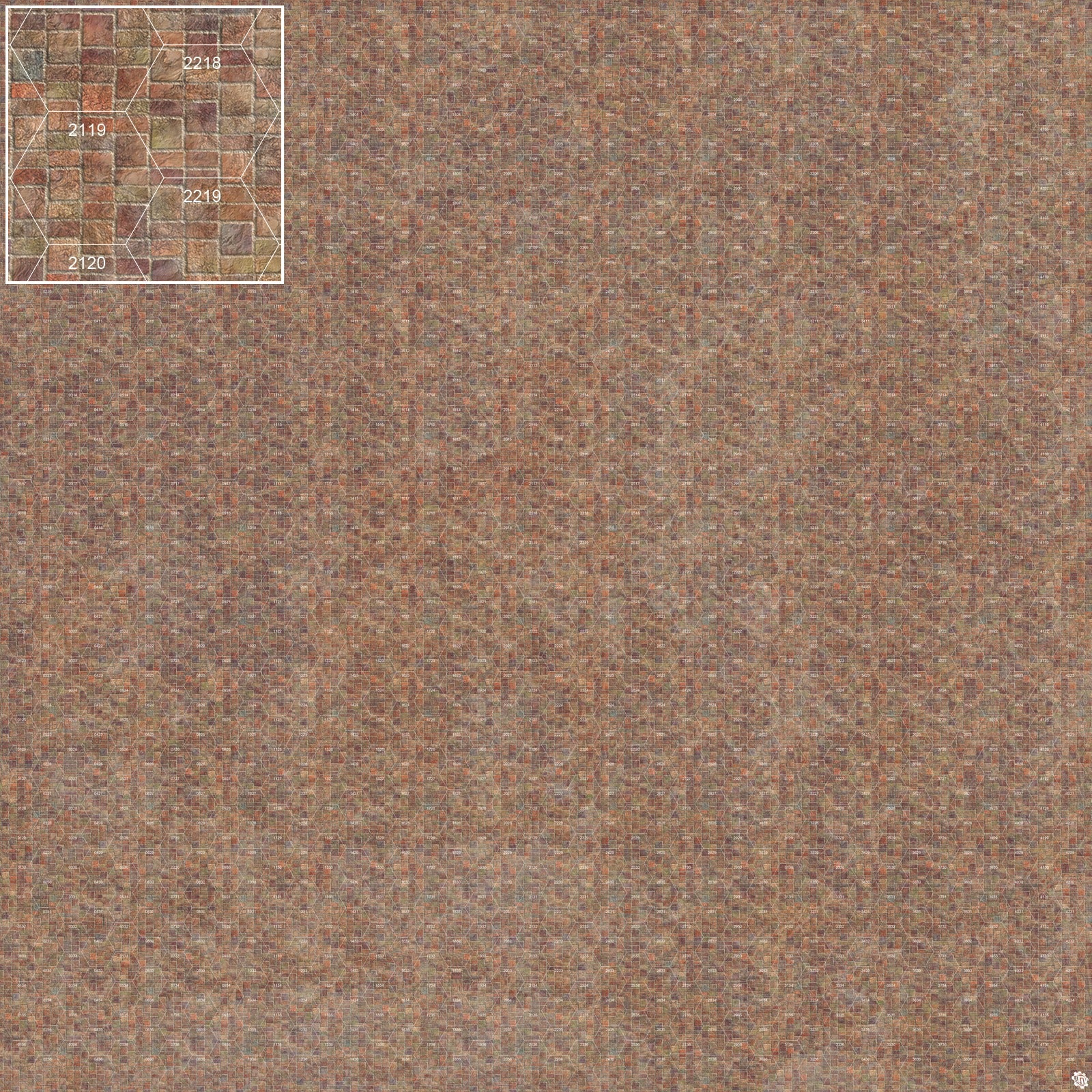 Mats by Mars: Sett in Stone (Red) Tabletop Wargaming Play Mat