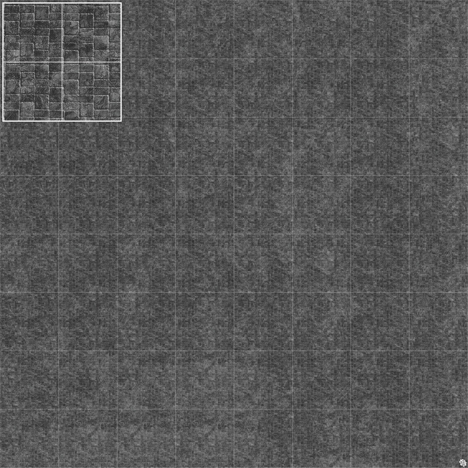 Mats by Mars: Sett in Stone (Grey) Tabletop Wargaming Play Mat