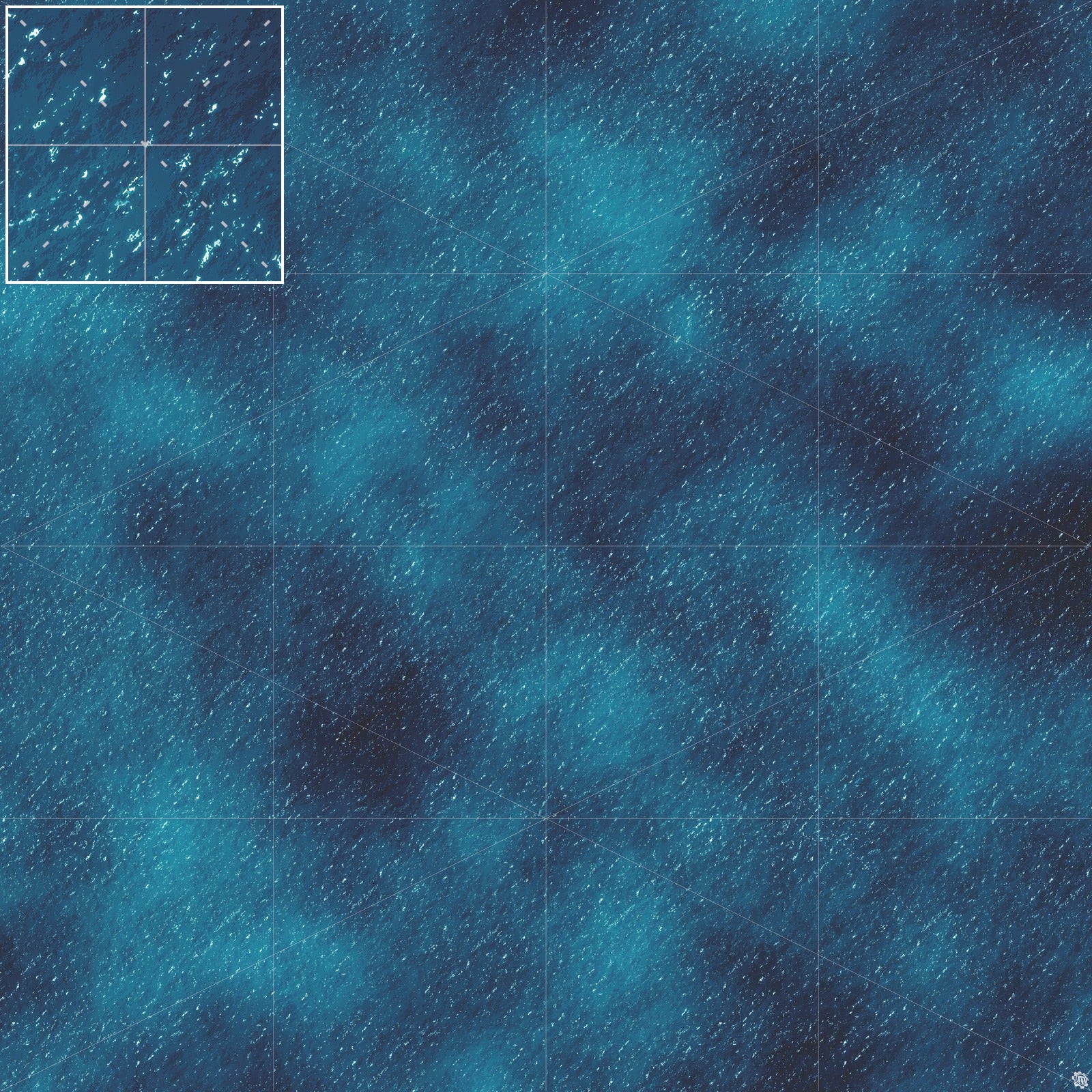 Mats by Mars: Dark Caribbean Tabletop Wargaming Play Mat