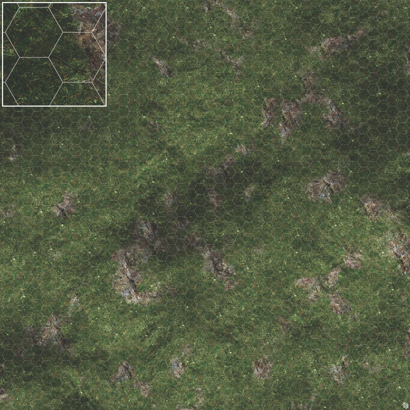 Mats by Mars: Green Hills Tabletop Wargaming Play Mat