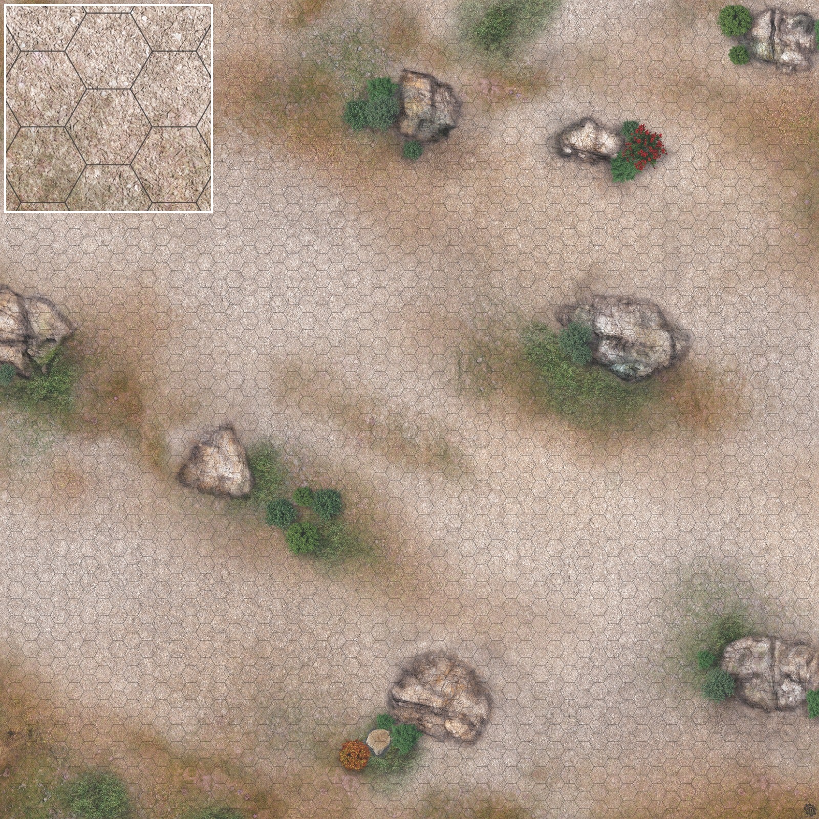 Mats by Mars: Hellenic Plateau Tabletop Wargaming Play Mat
