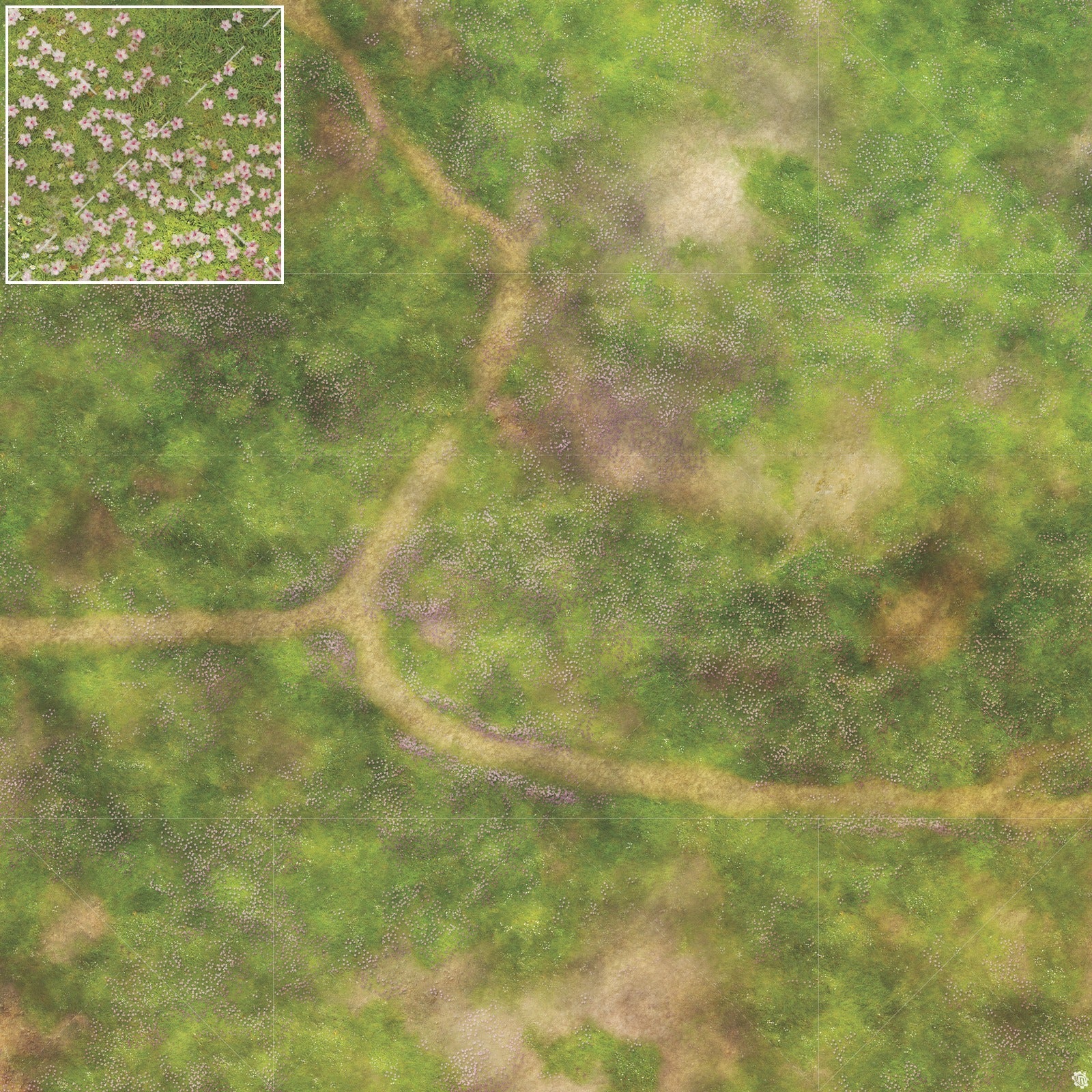 Mats by Mars: Cherry Blossom Crossroads Tabletop Wargaming Play Mat
